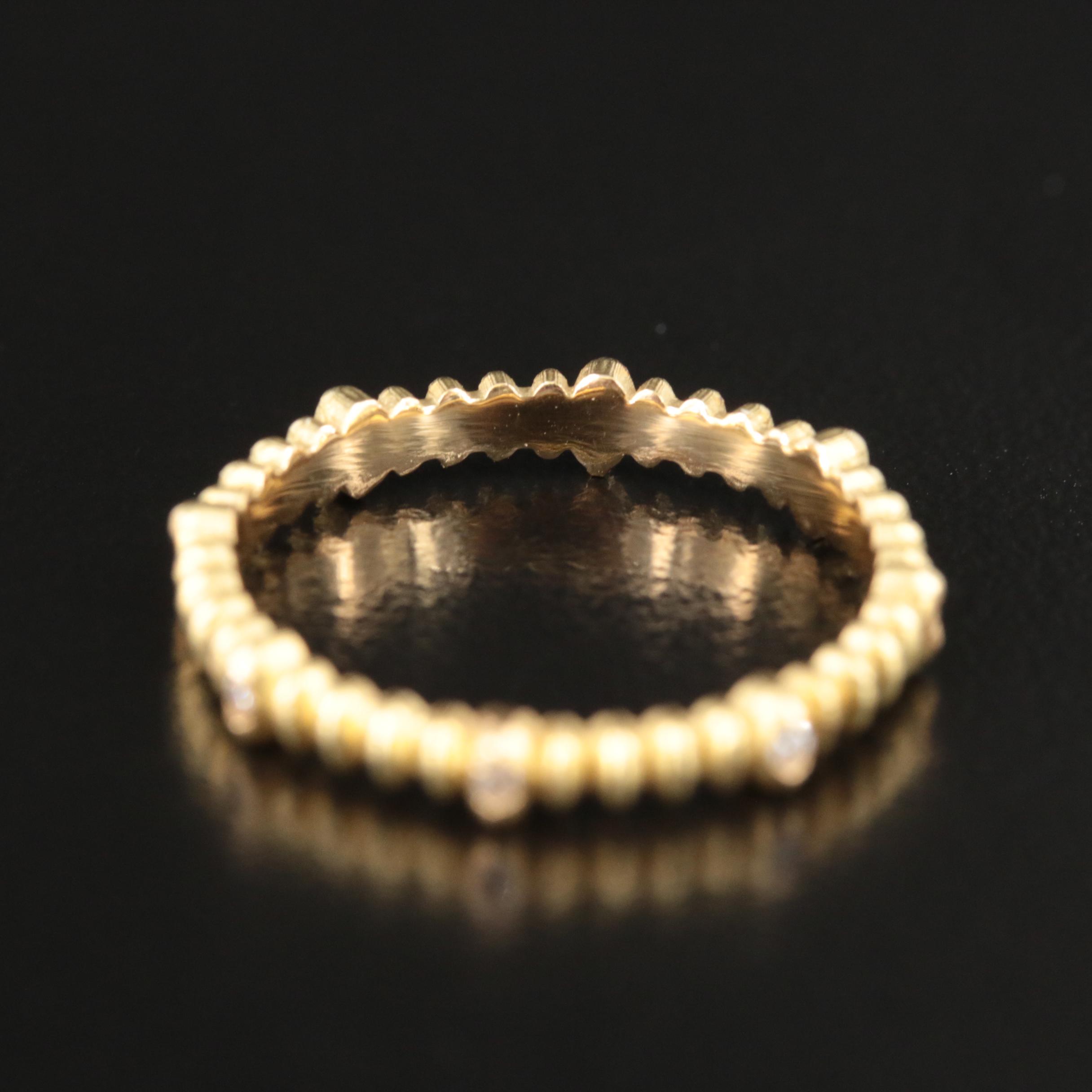 Vera Wang 18K 0.04 CTW Diamond Ring