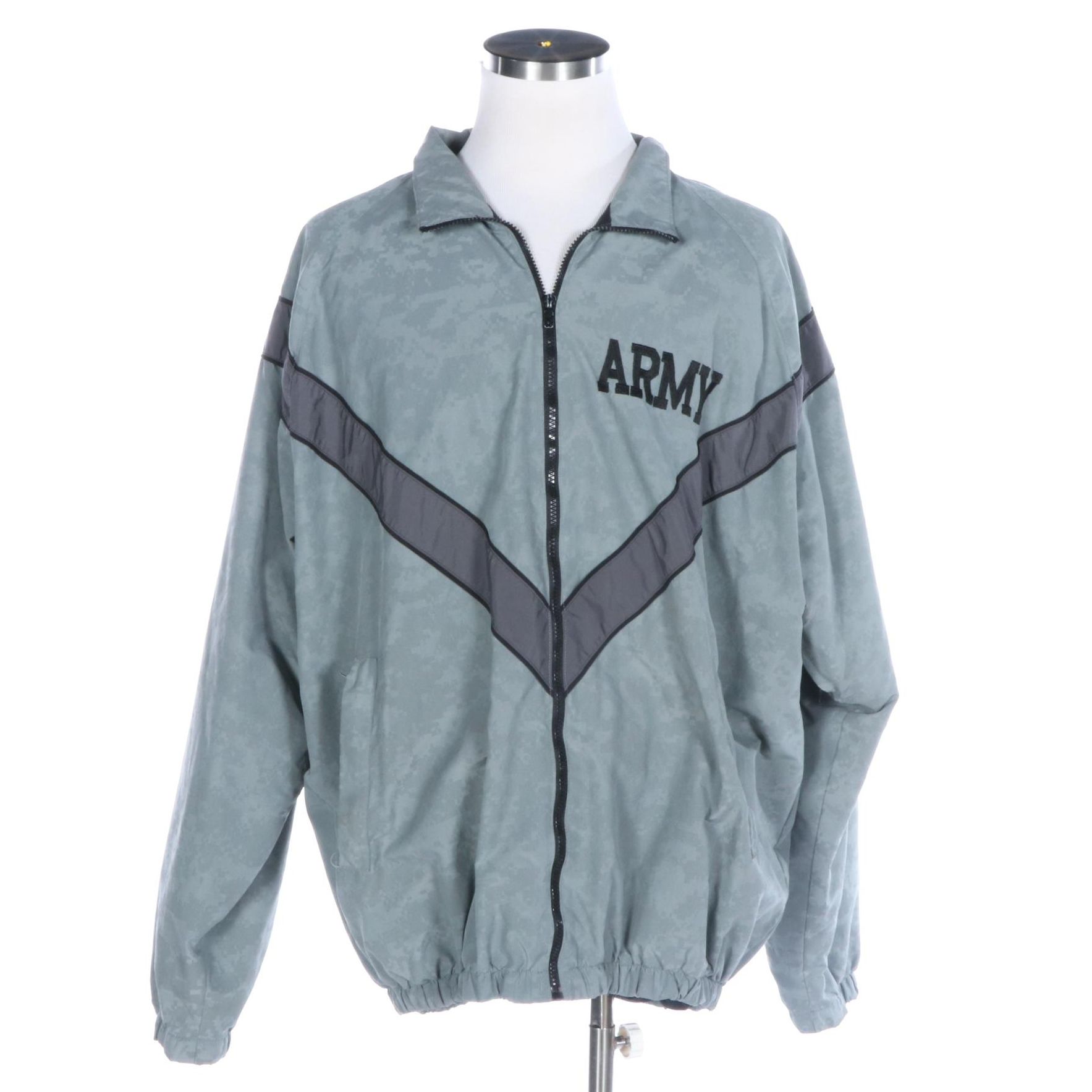 U.S. Army PFU Nylon Windbreaker in Reflective ACU/Digital Camouflage Pattern