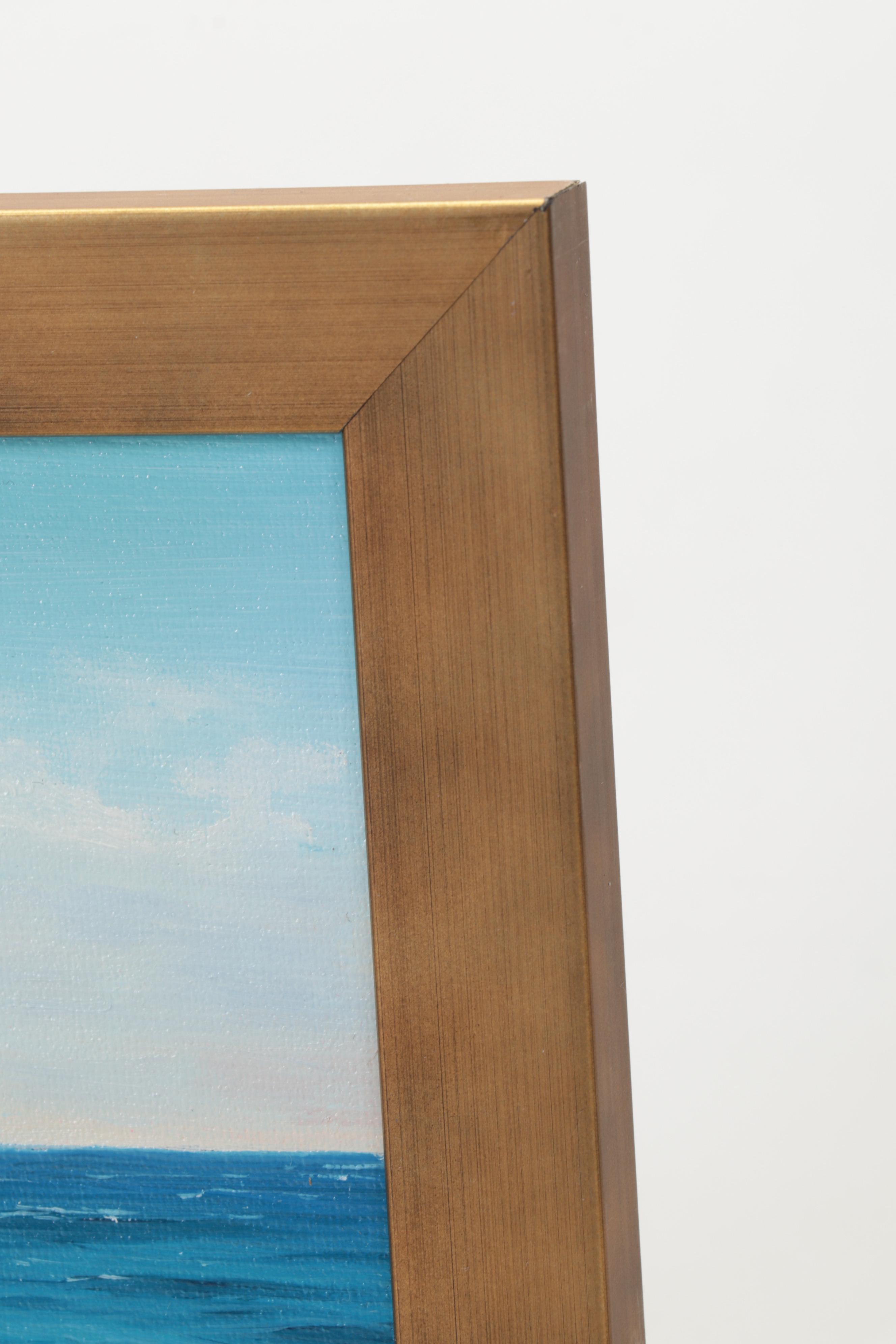 Jevgenijus Litvinas Oil Painting "Coastal Rocks," 2022