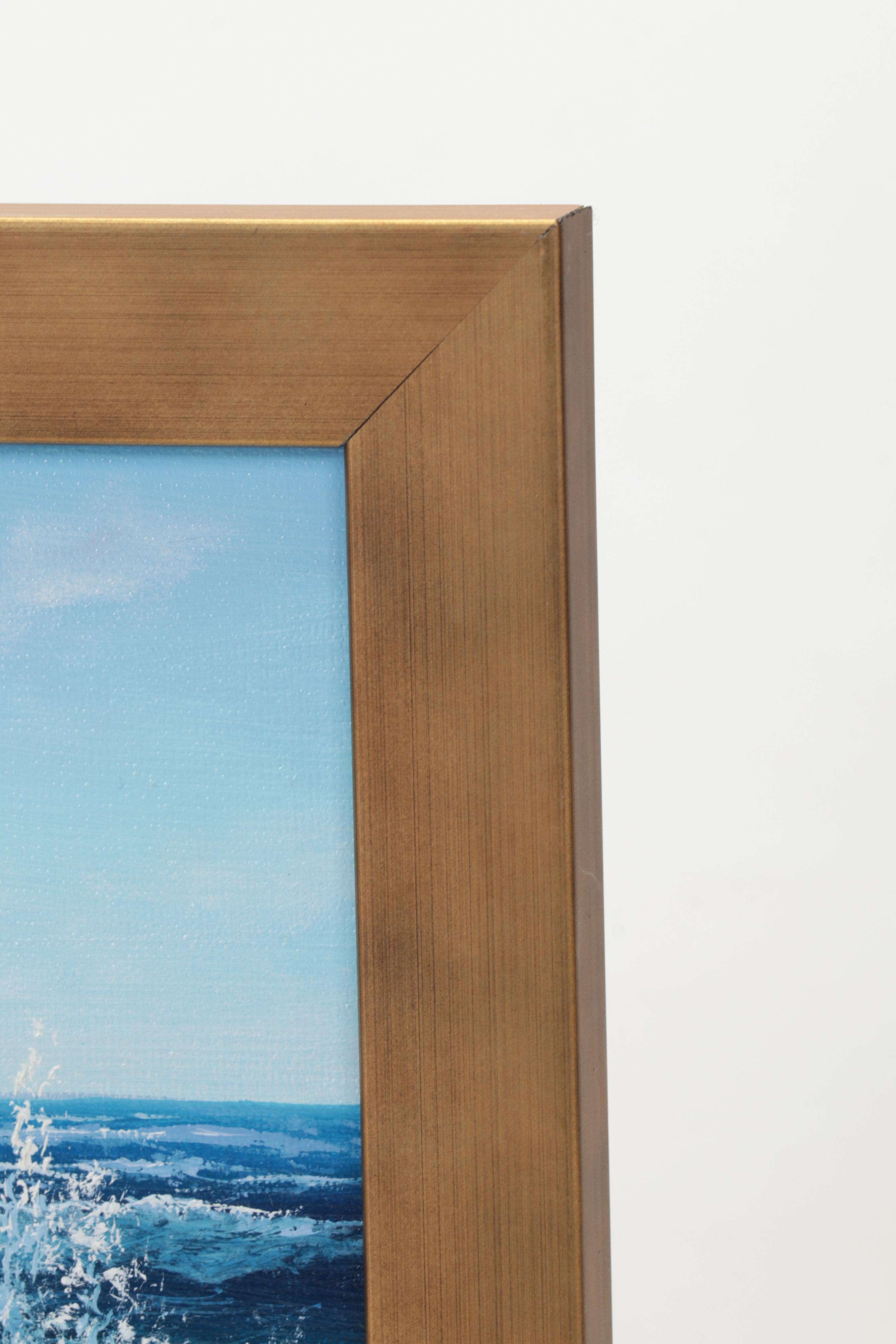 Jevgenijus Litvinas Oil Painting "Ocean Waves," 2022