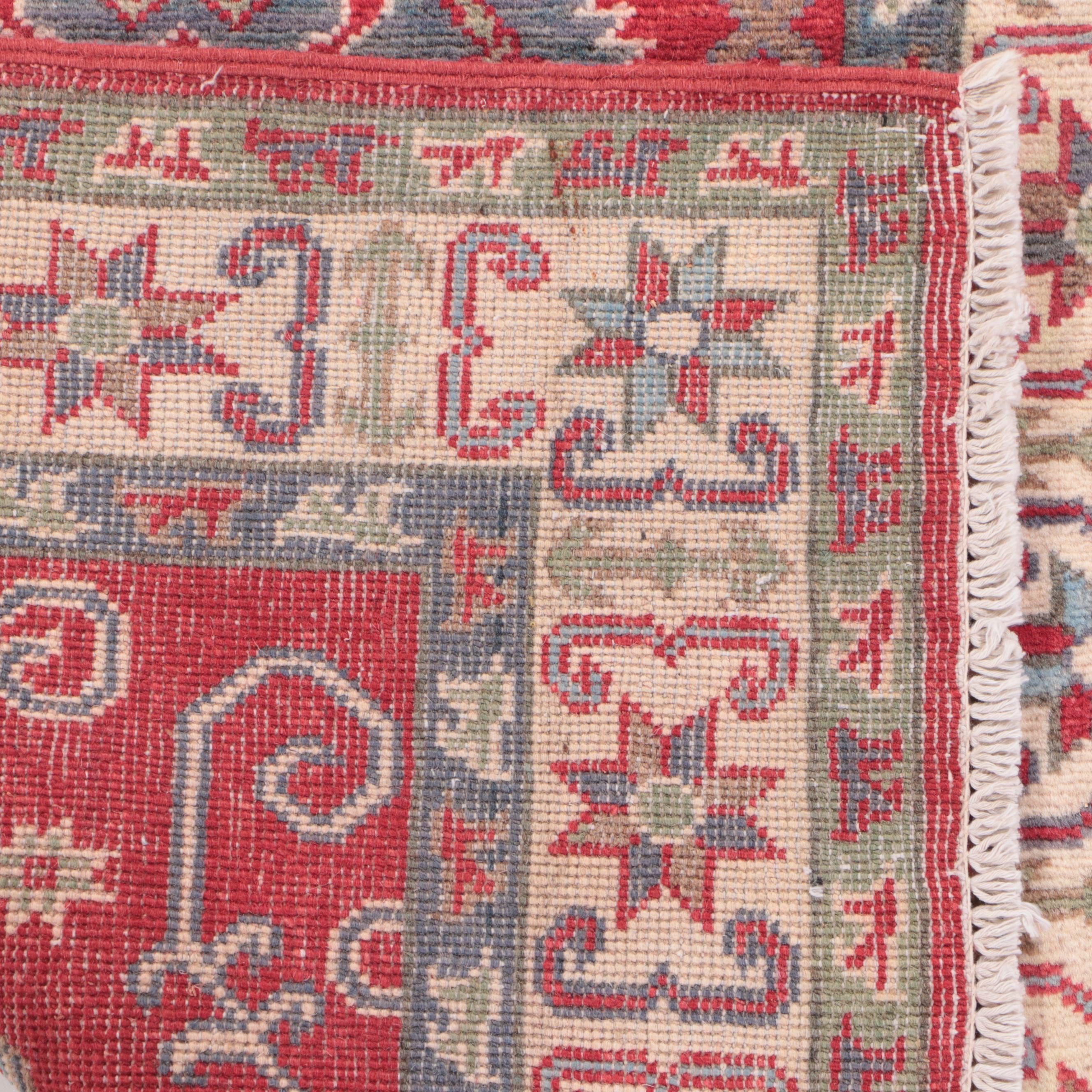 2'7 x 3'11 Hand-Knotted Pakistani Kazak Accent Rug