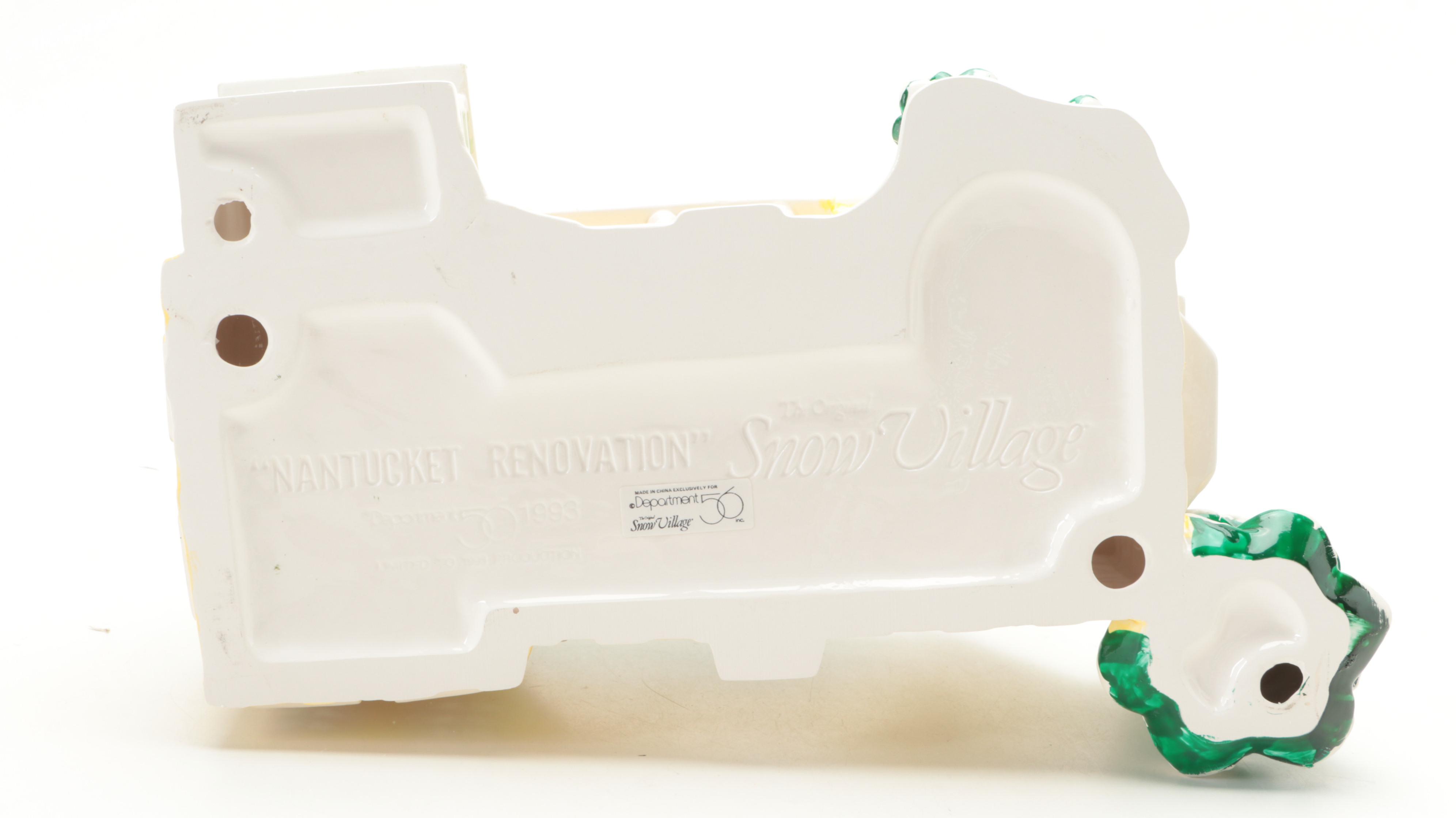 Department 56 Porcelain Figurines and Pre-Lit Houses