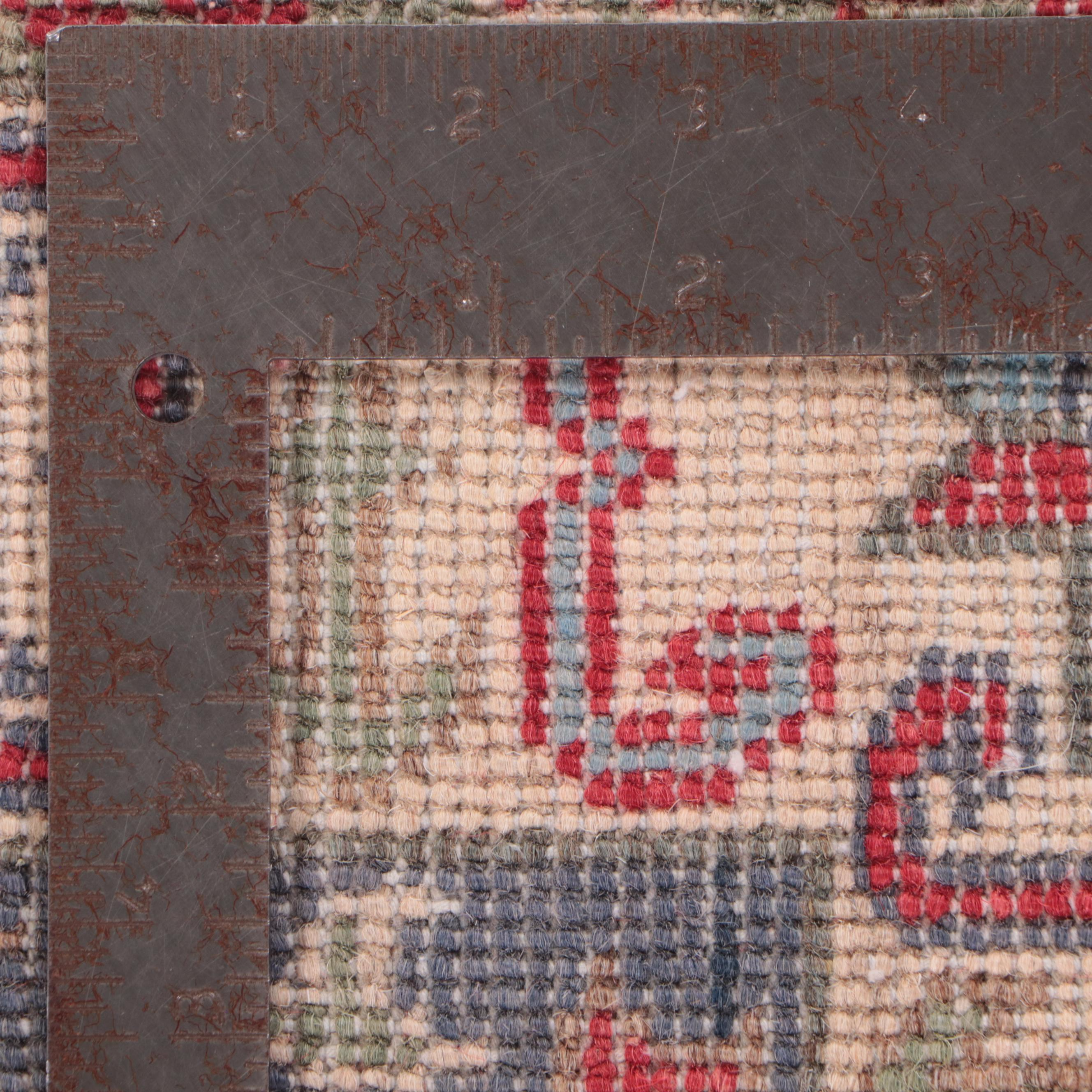 2'7 x 3'11 Hand-Knotted Pakistani Kazak Accent Rug