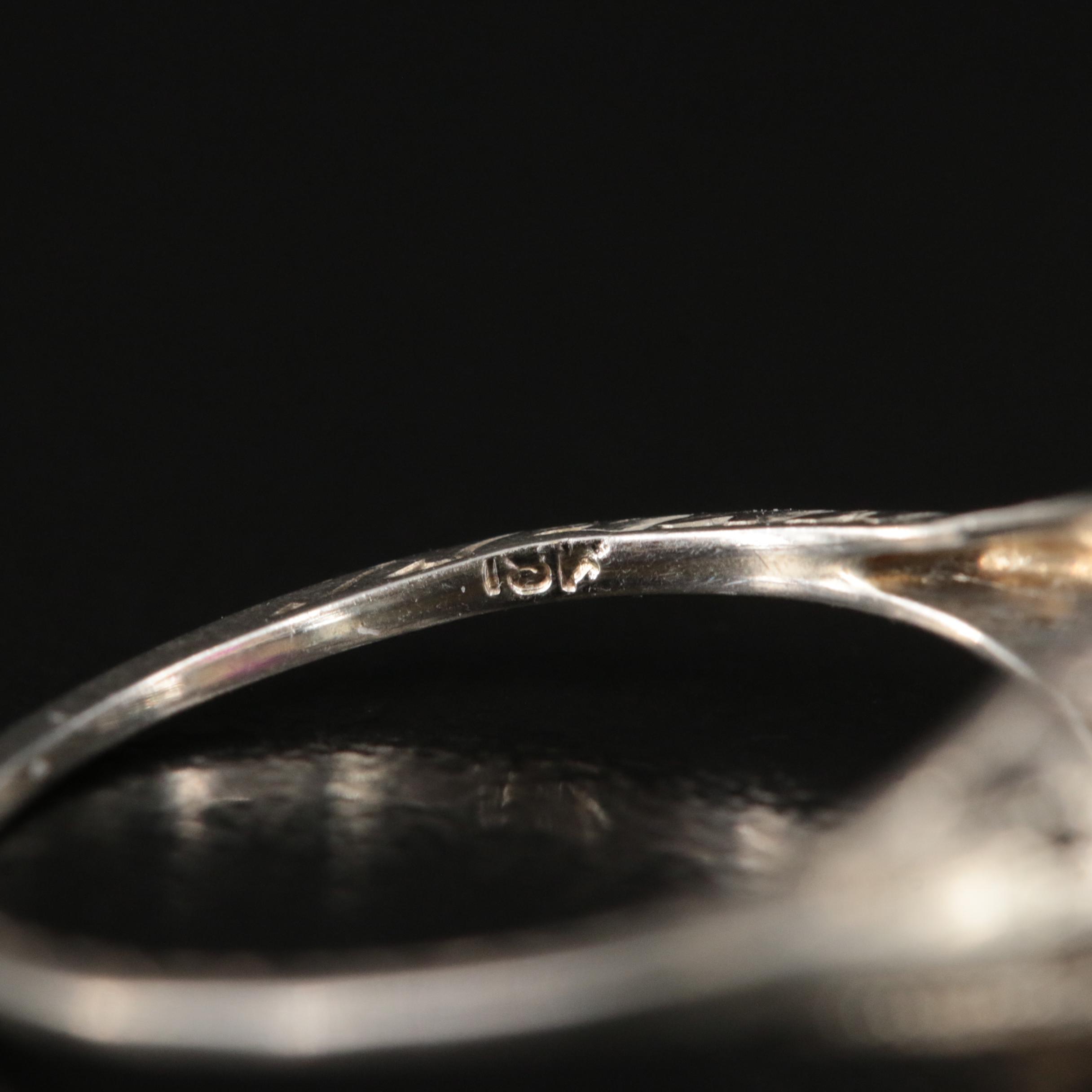 Edwardian 18K Ruby Floral Ring