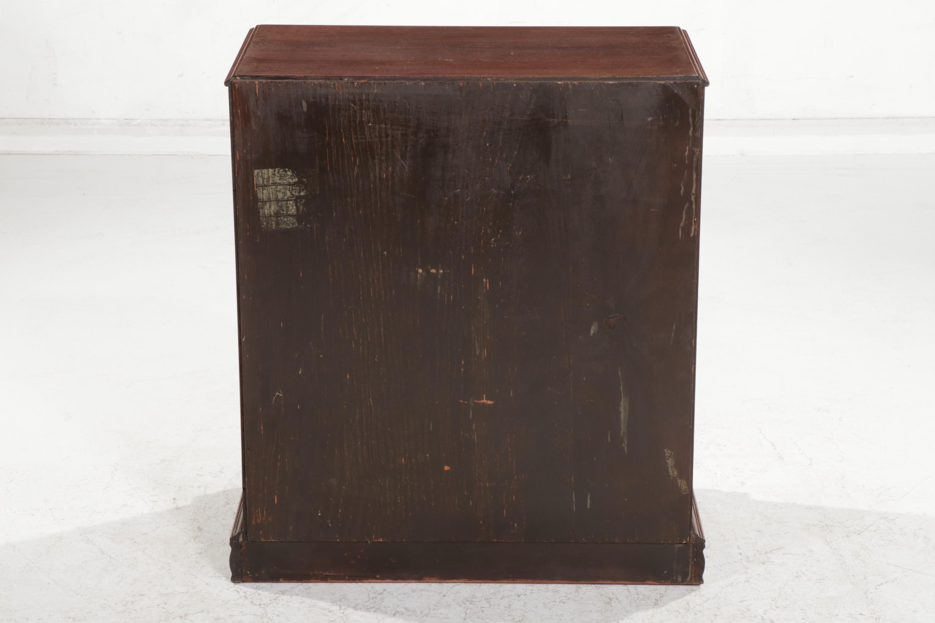 George III Style Mahogany Side Cabinet, Mid to Late 20th Century