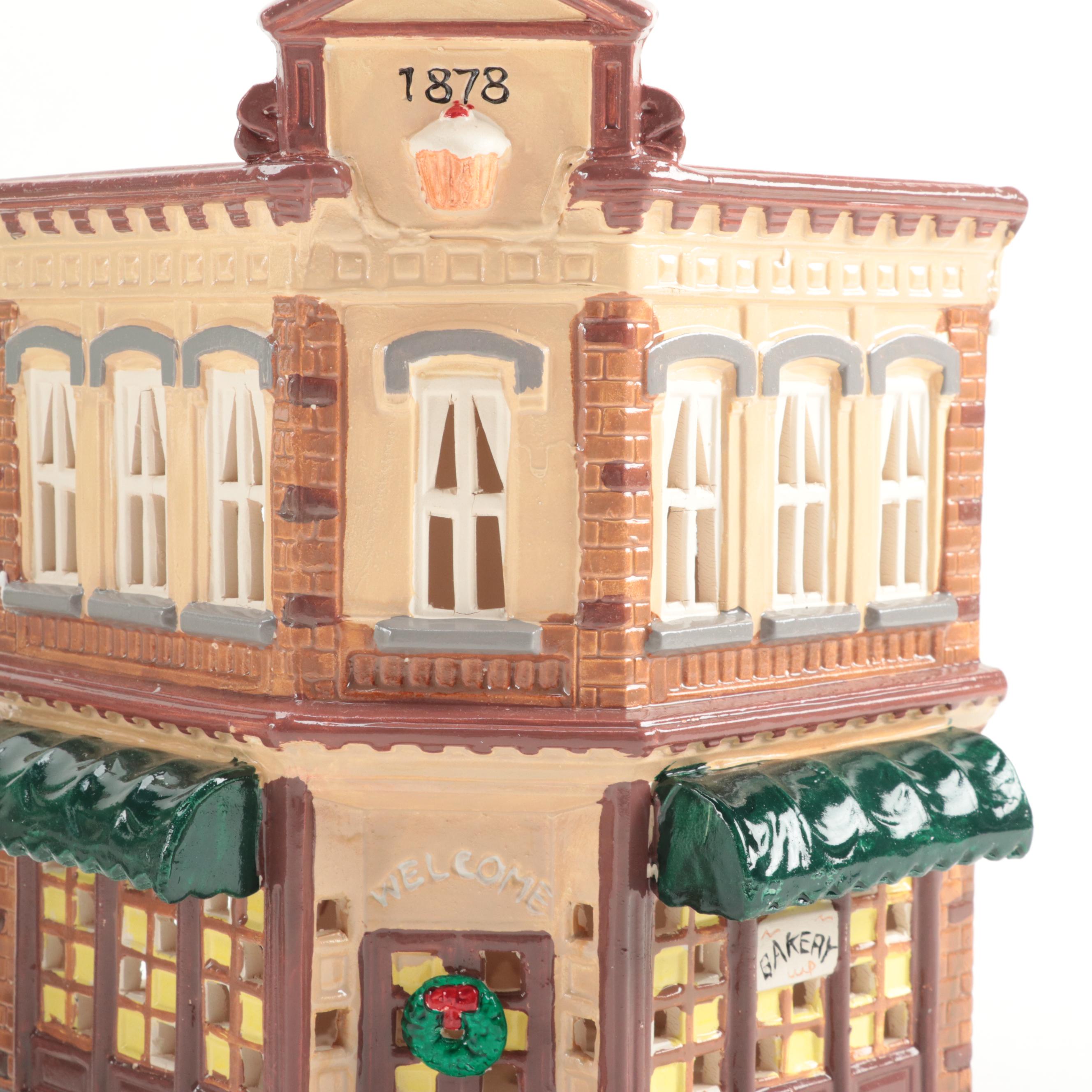 Department 56 Porcelain Village Pre-Lit Buildings
