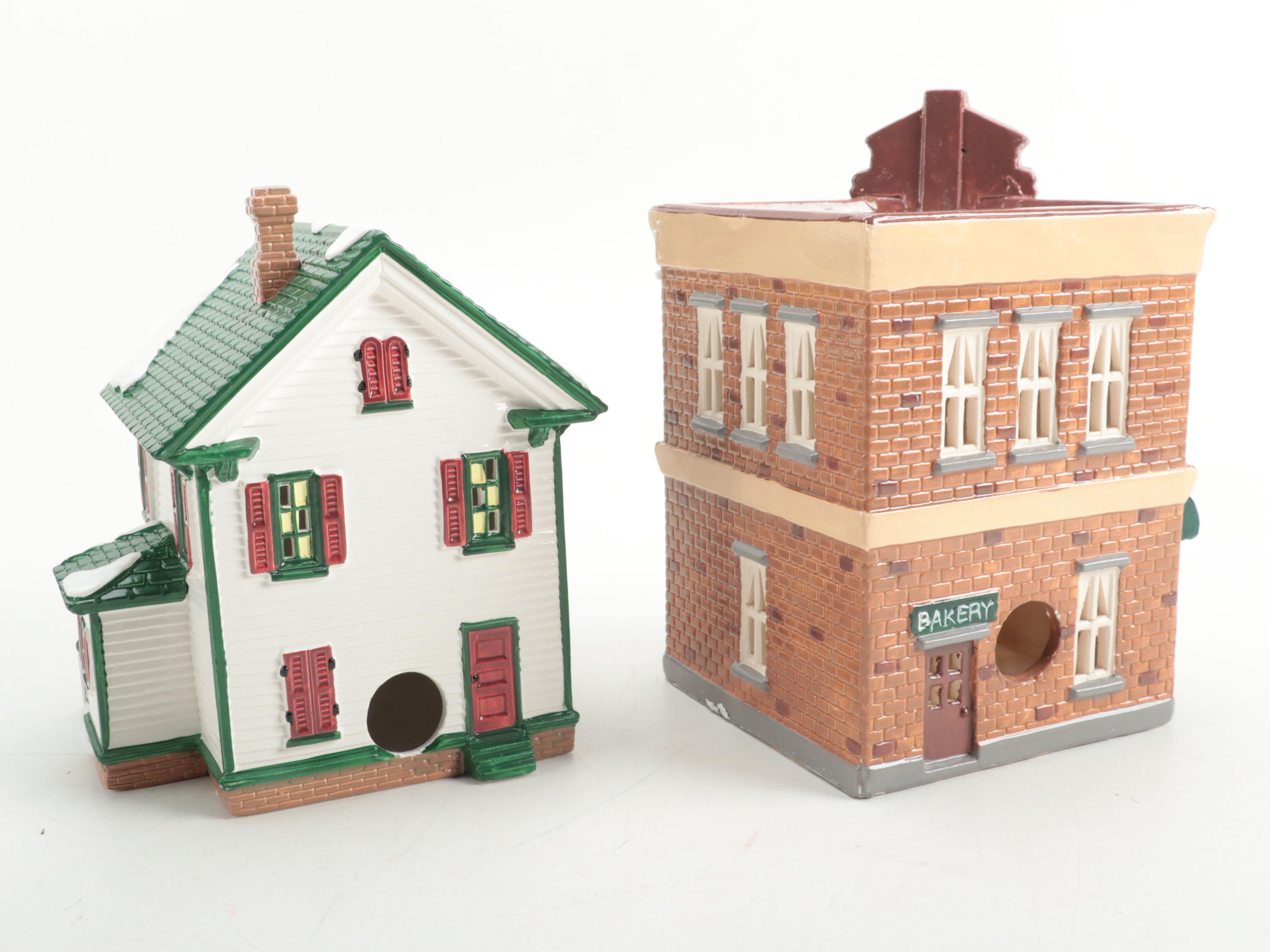 Department 56 Porcelain Village Pre-Lit Buildings