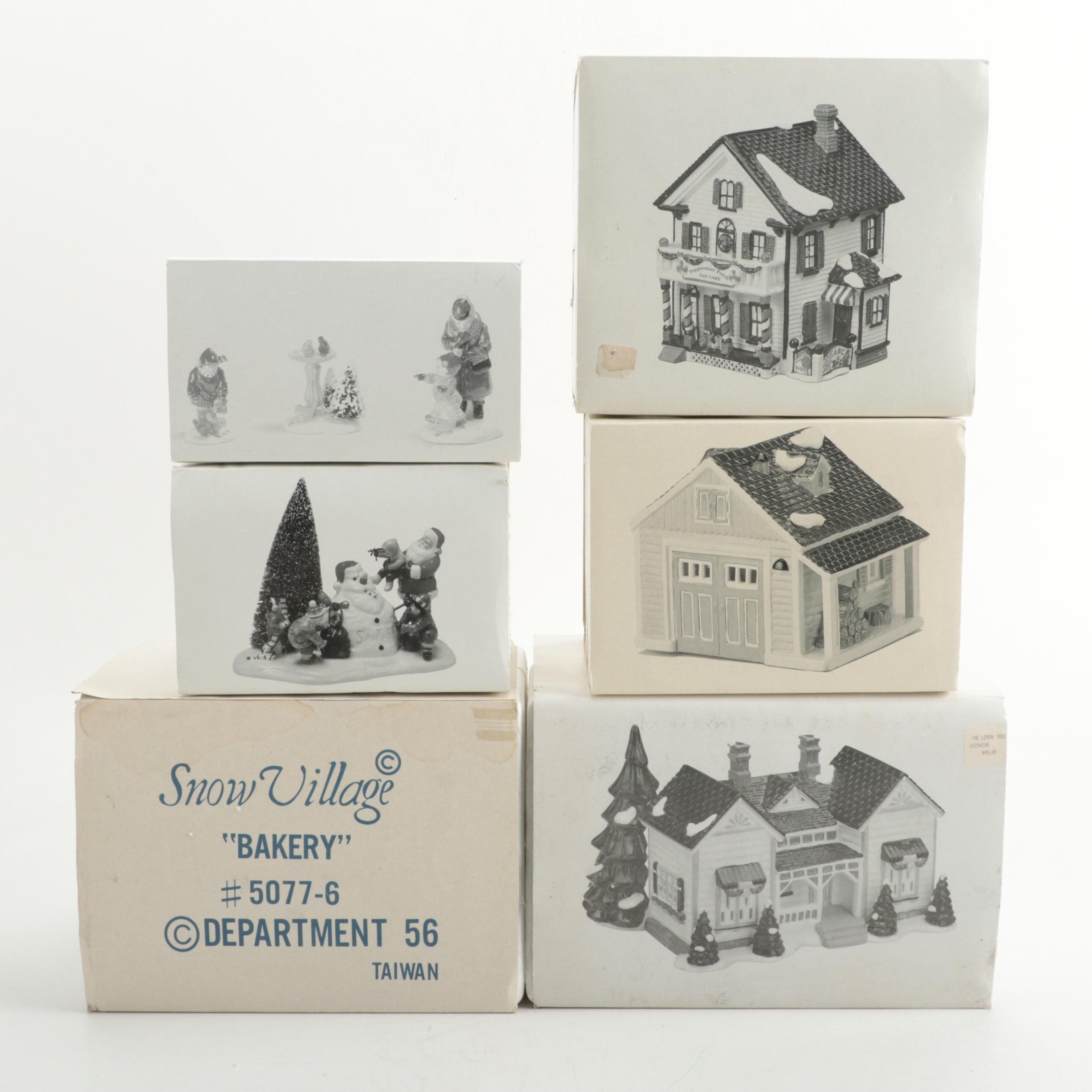 Department 56 Porcelain Village Pre-Lit Buildings