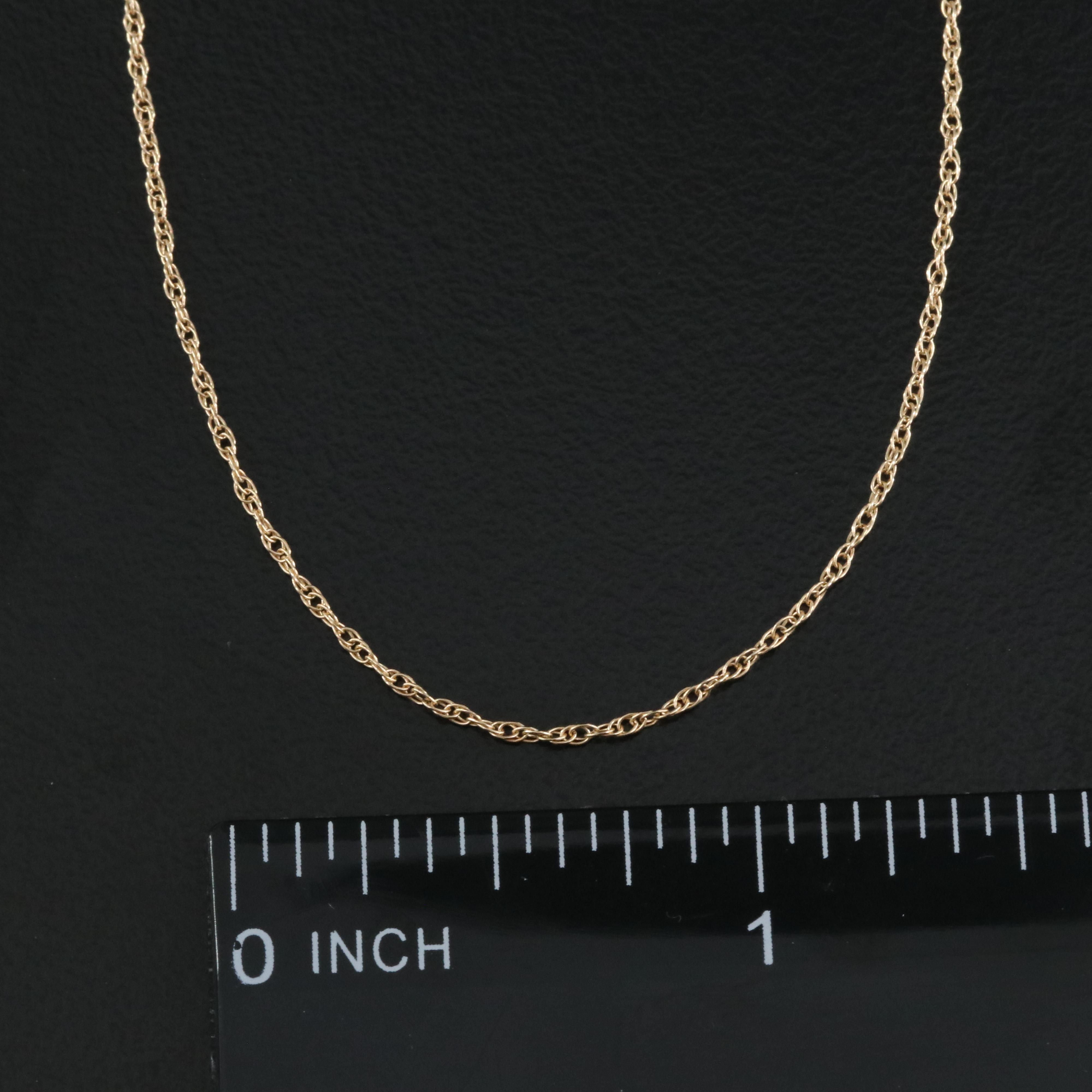 14K Fancy Link Necklace