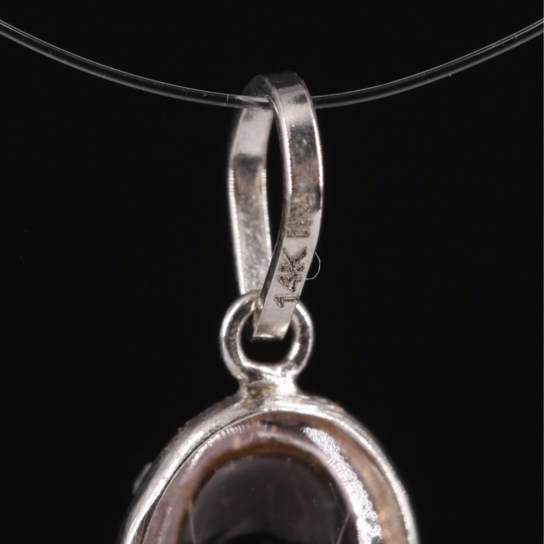 14K Morganite Pendant