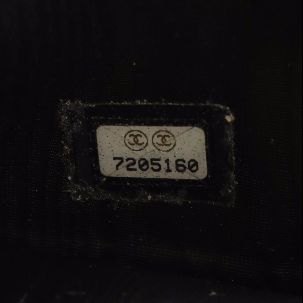 Chanel CC Zip-Around Wallet in Black Caviar Leather with Box