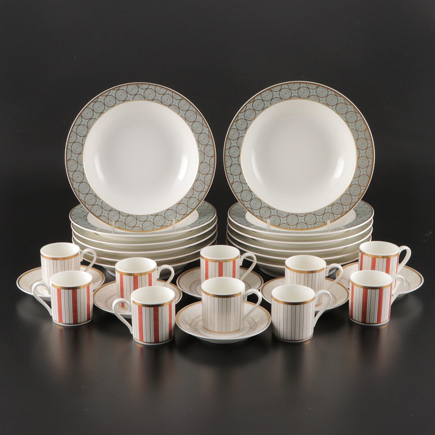 Villeroy & Boch "Aureus" Bowls and Chateau Collection Demitasse Cups