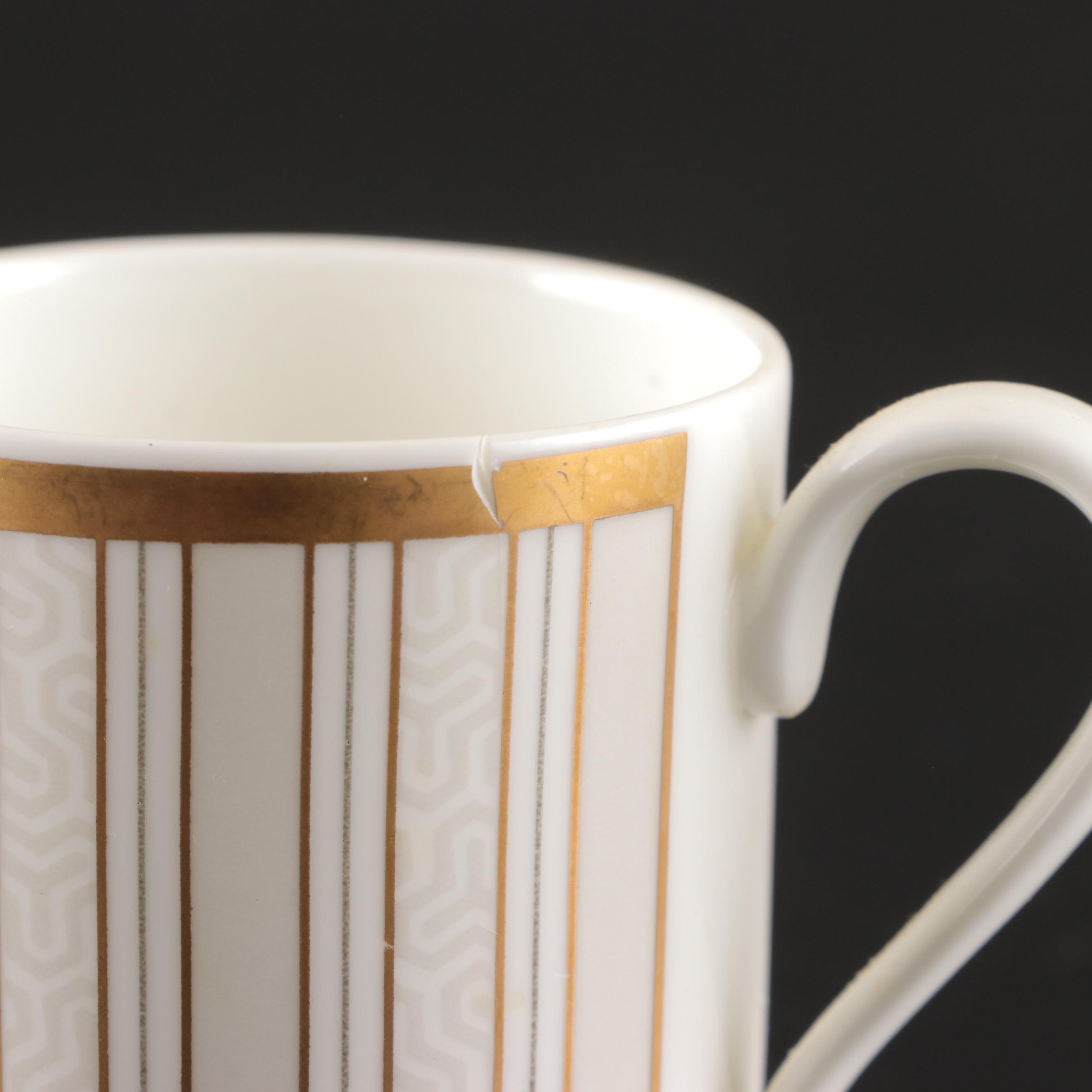 Villeroy & Boch "Aureus" Bowls and Chateau Collection Demitasse Cups