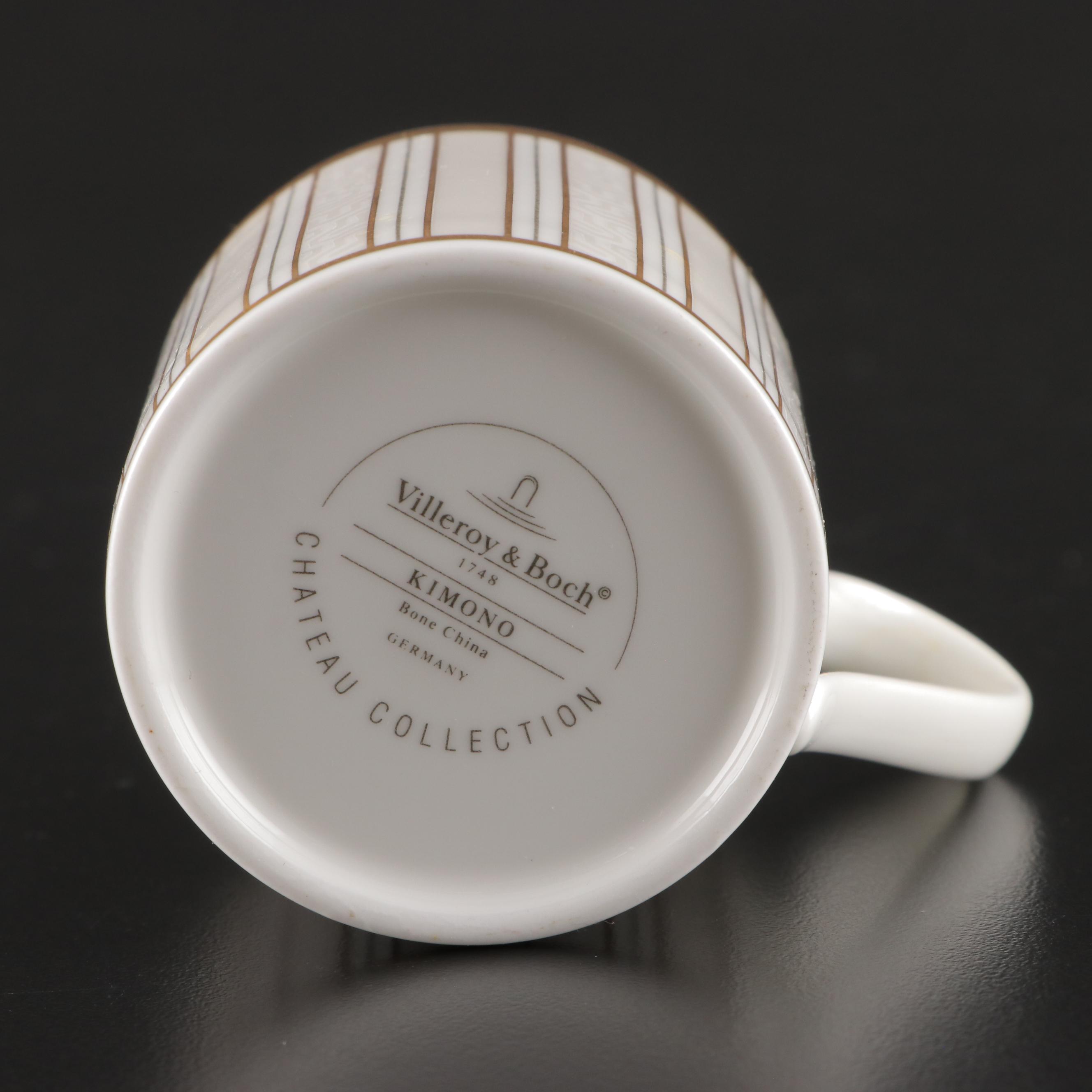 Villeroy & Boch "Aureus" Bowls and Chateau Collection Demitasse Cups