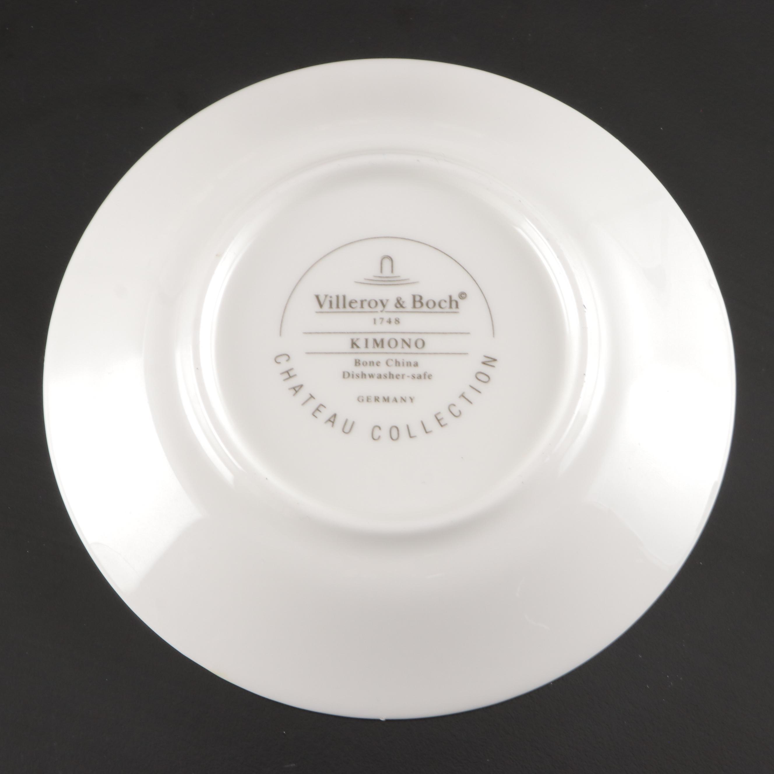 Villeroy & Boch "Aureus" Bowls and Chateau Collection Demitasse Cups