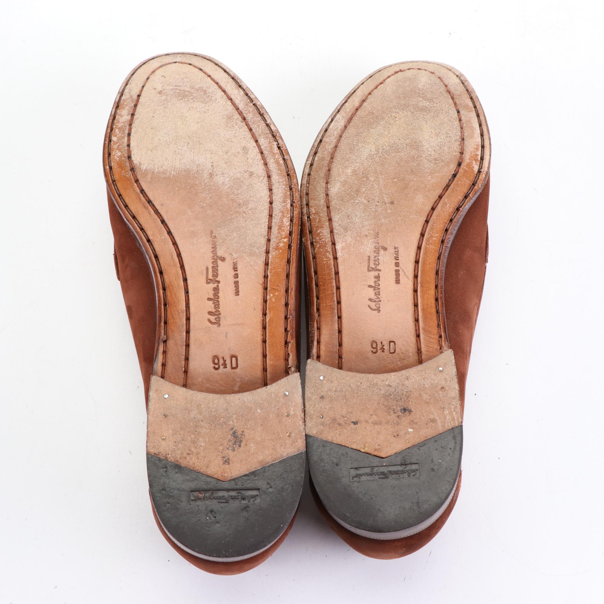 Men's Salvatore Ferragamo Vara Loafers in Suede