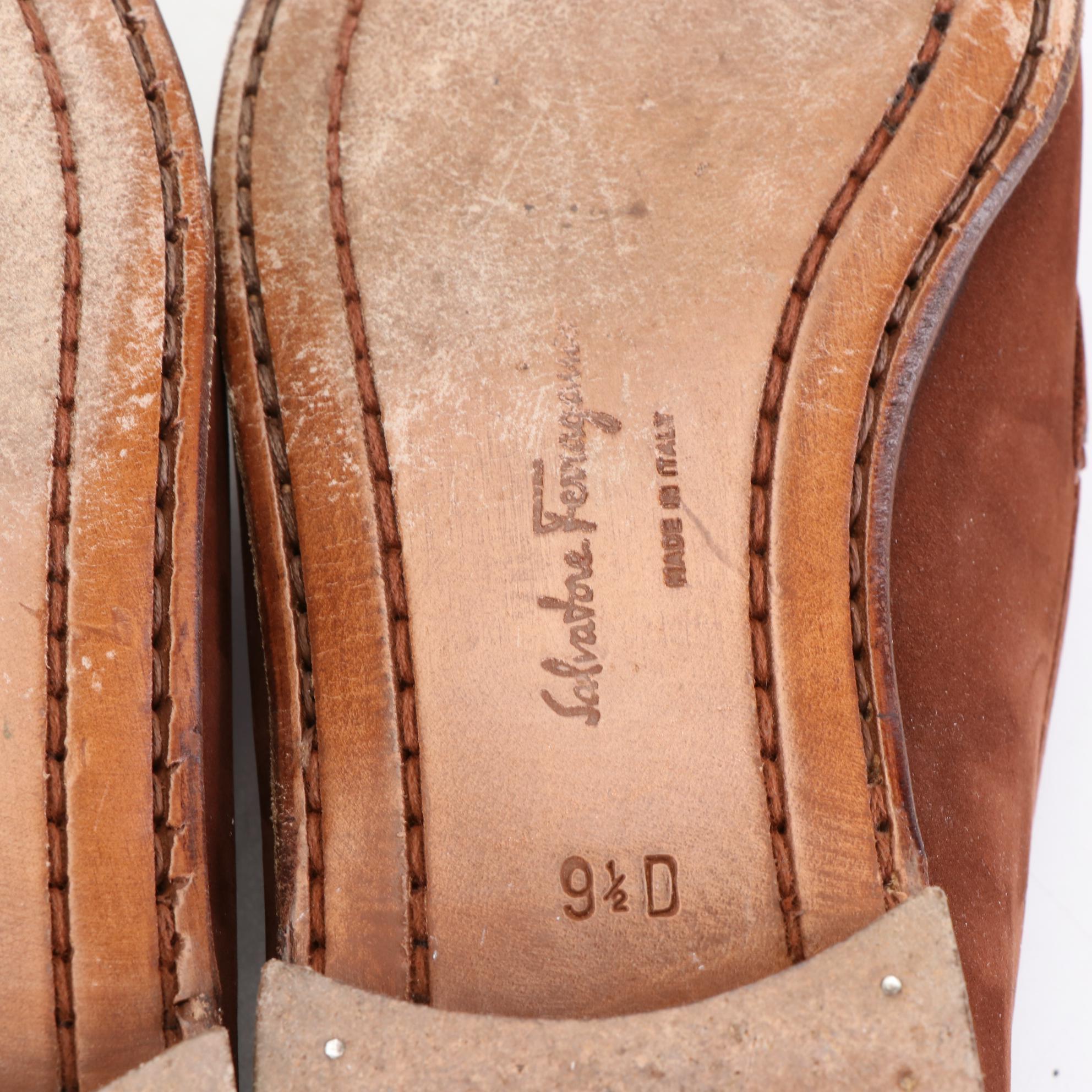 Men's Salvatore Ferragamo Vara Loafers in Suede