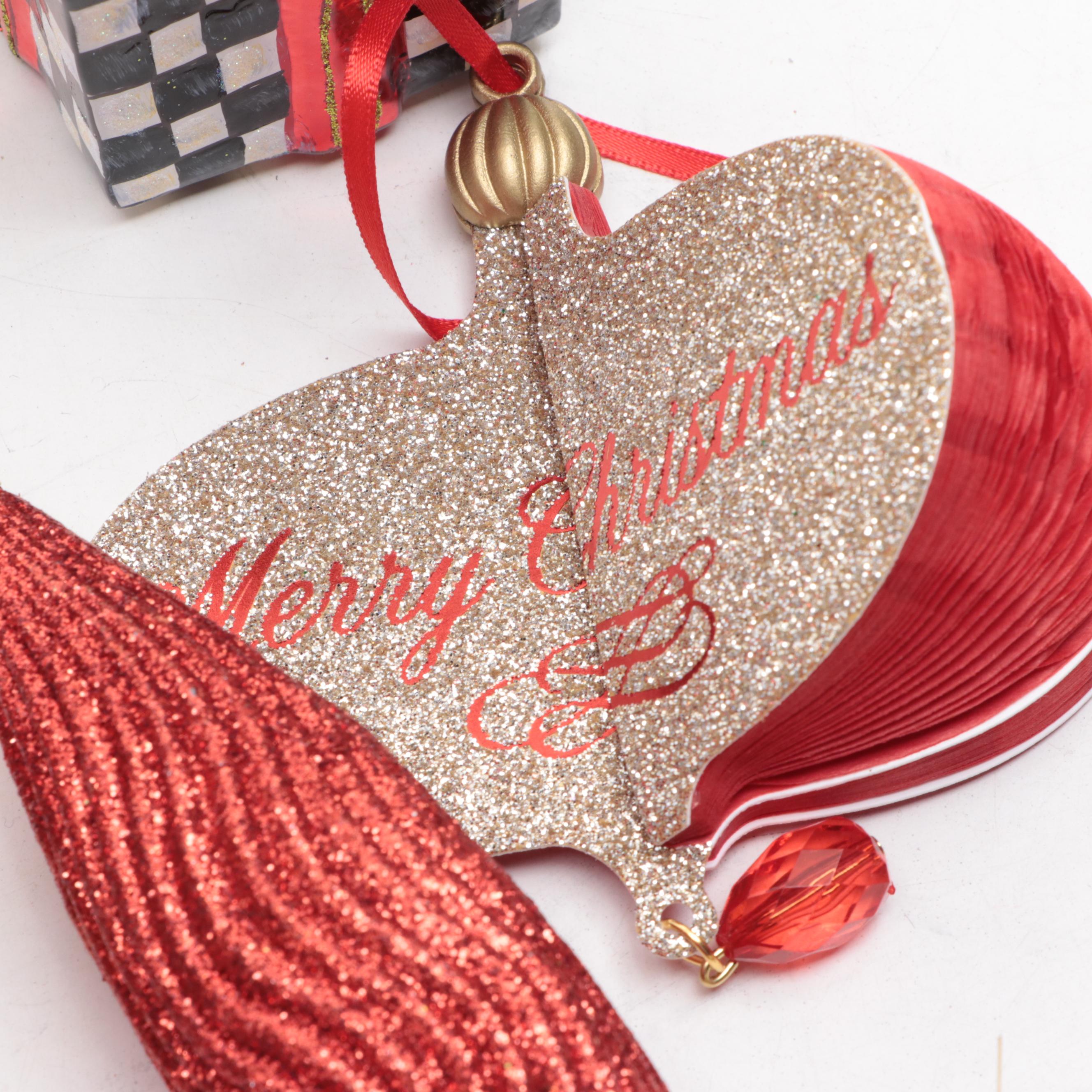 Old World Christmas and Other Blown Glass and Plastic Christmas Ornaments