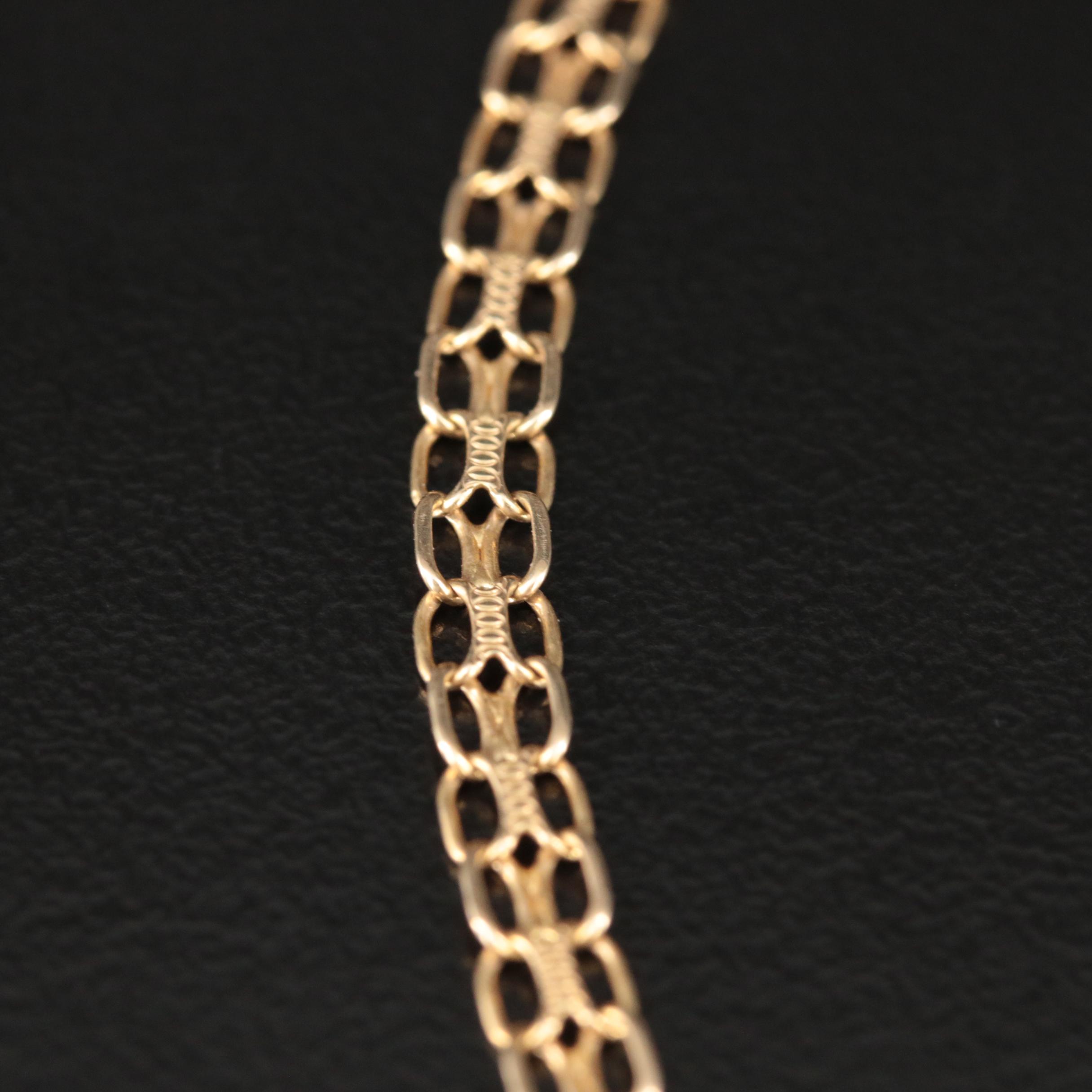 14K Bismark Chain Bracelet