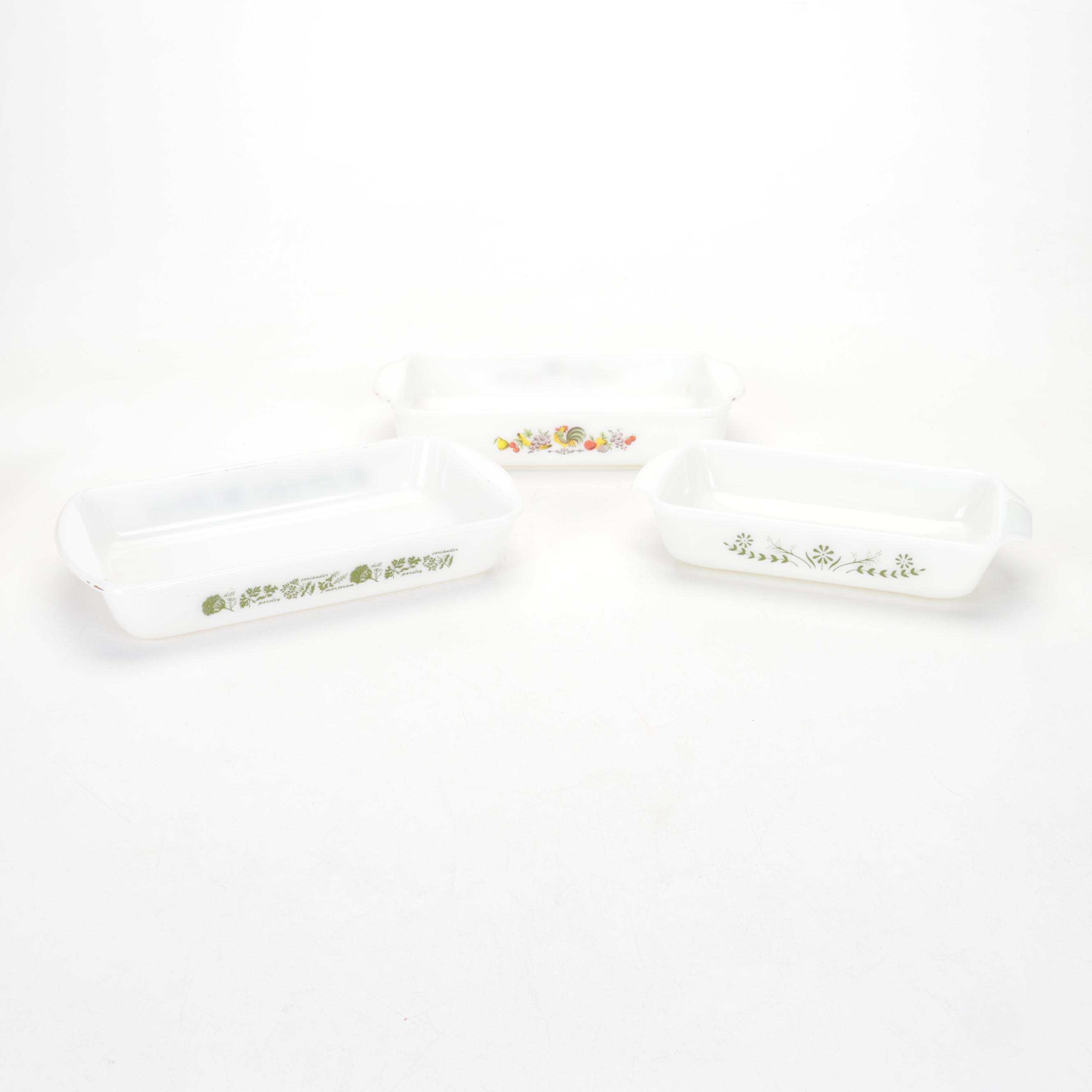 Wagner Ware Cast Iron Frying Pan, Jeannette Glasbake, and More Bakeware