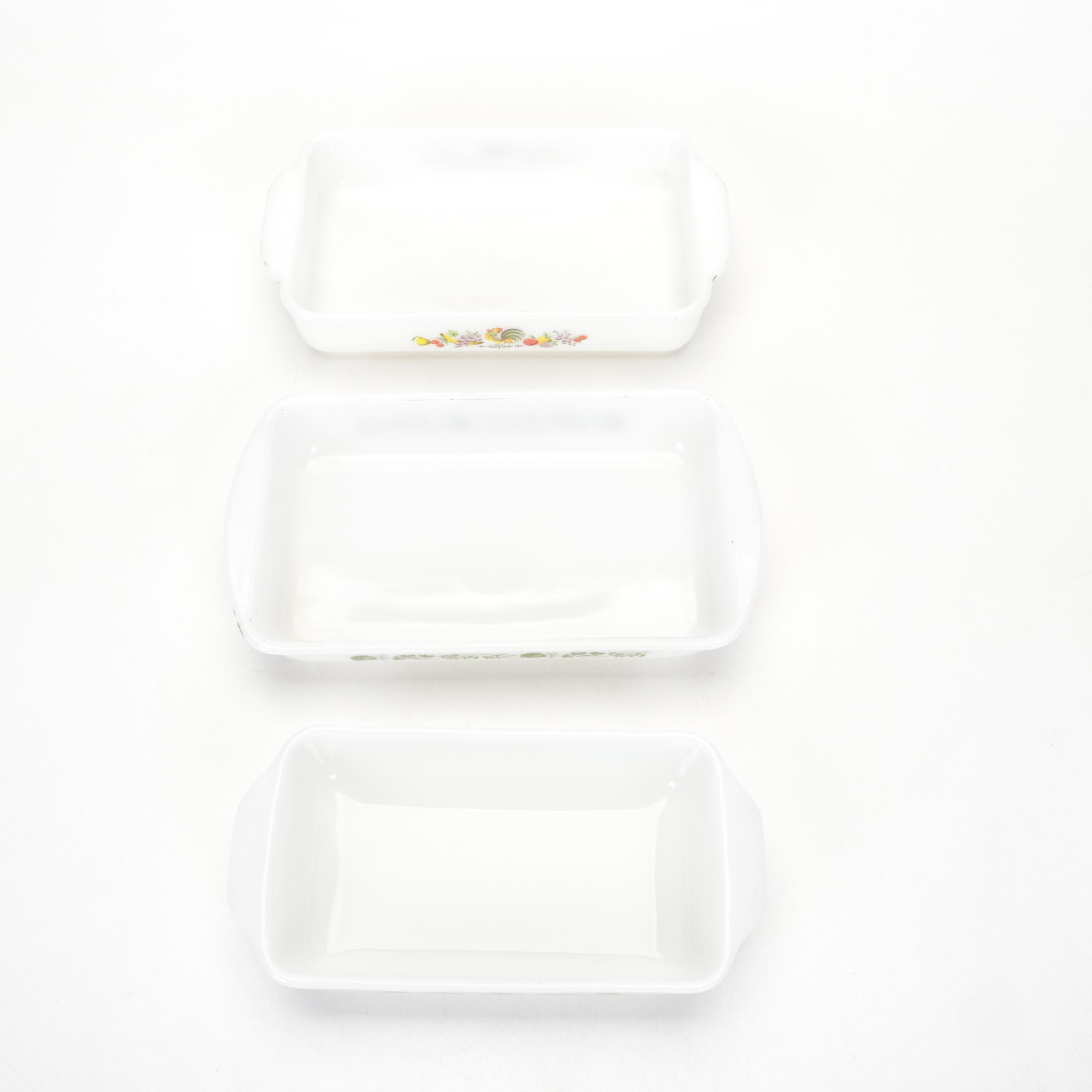 Wagner Ware Cast Iron Frying Pan, Jeannette Glasbake, and More Bakeware