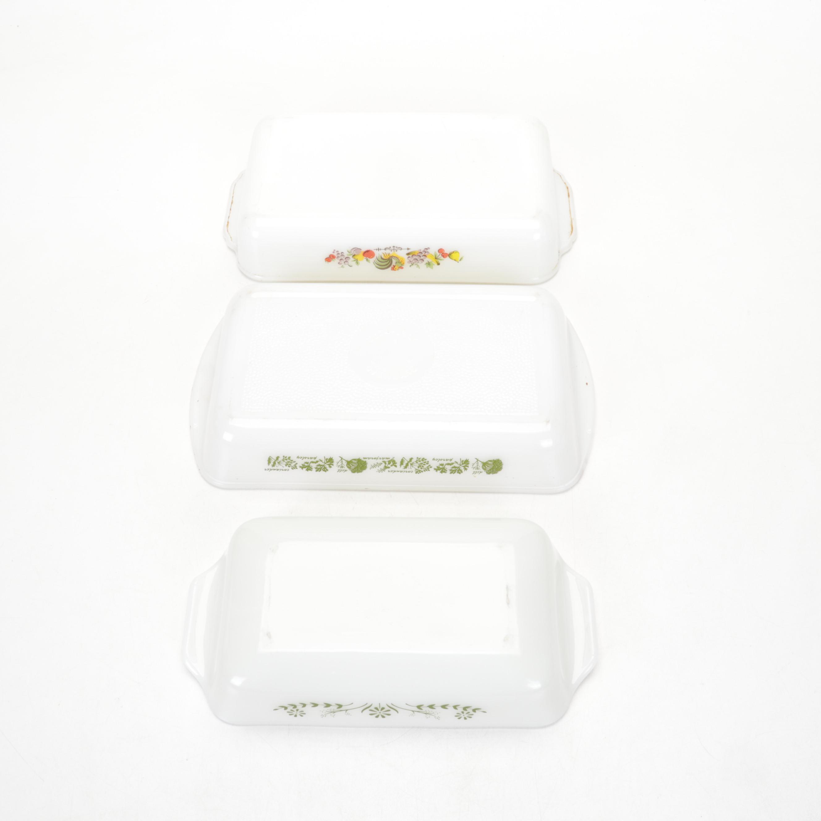 Wagner Ware Cast Iron Frying Pan, Jeannette Glasbake, and More Bakeware