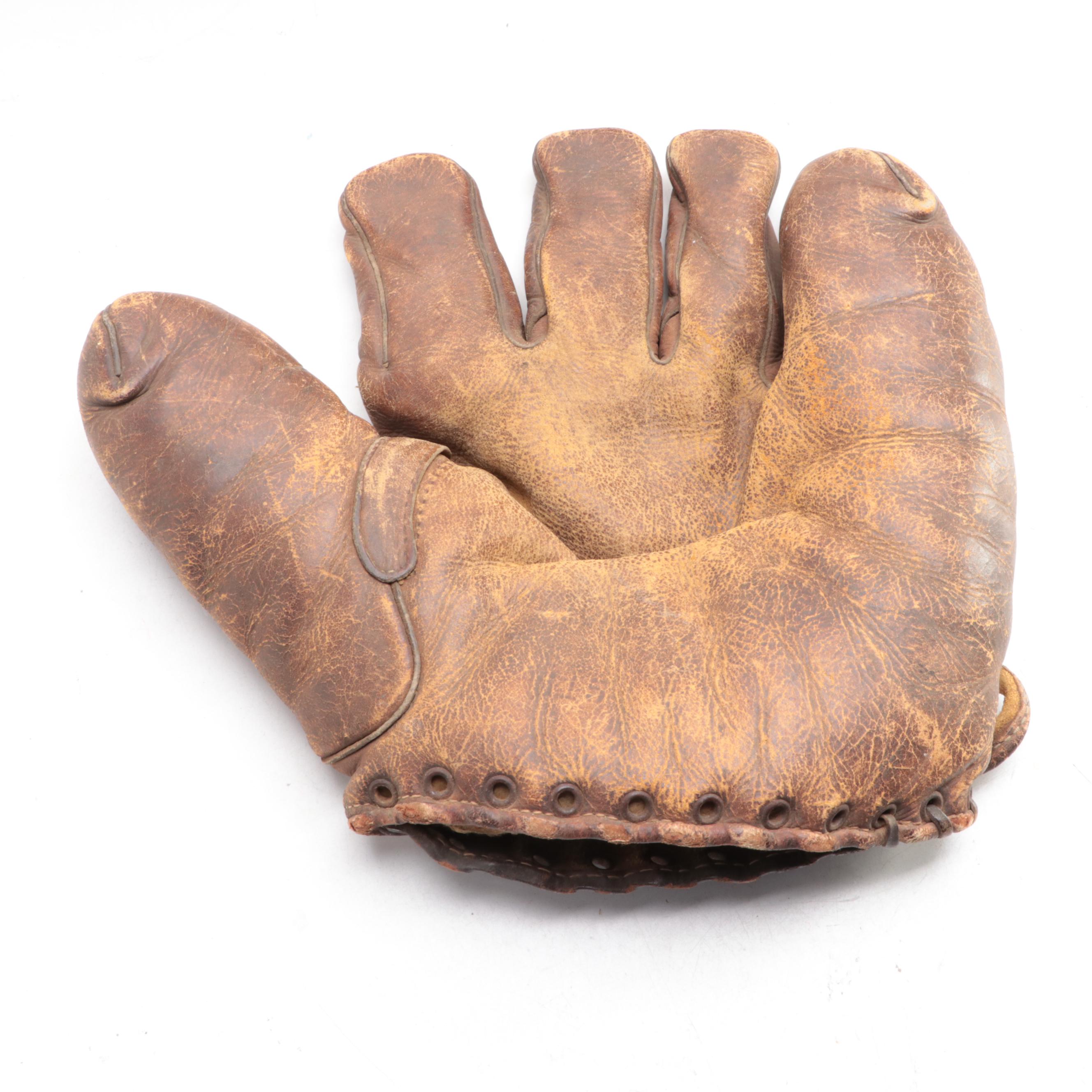 Riverfront Stadium Green Seat Back with Vintage Glove, USA W.C. Hat, More