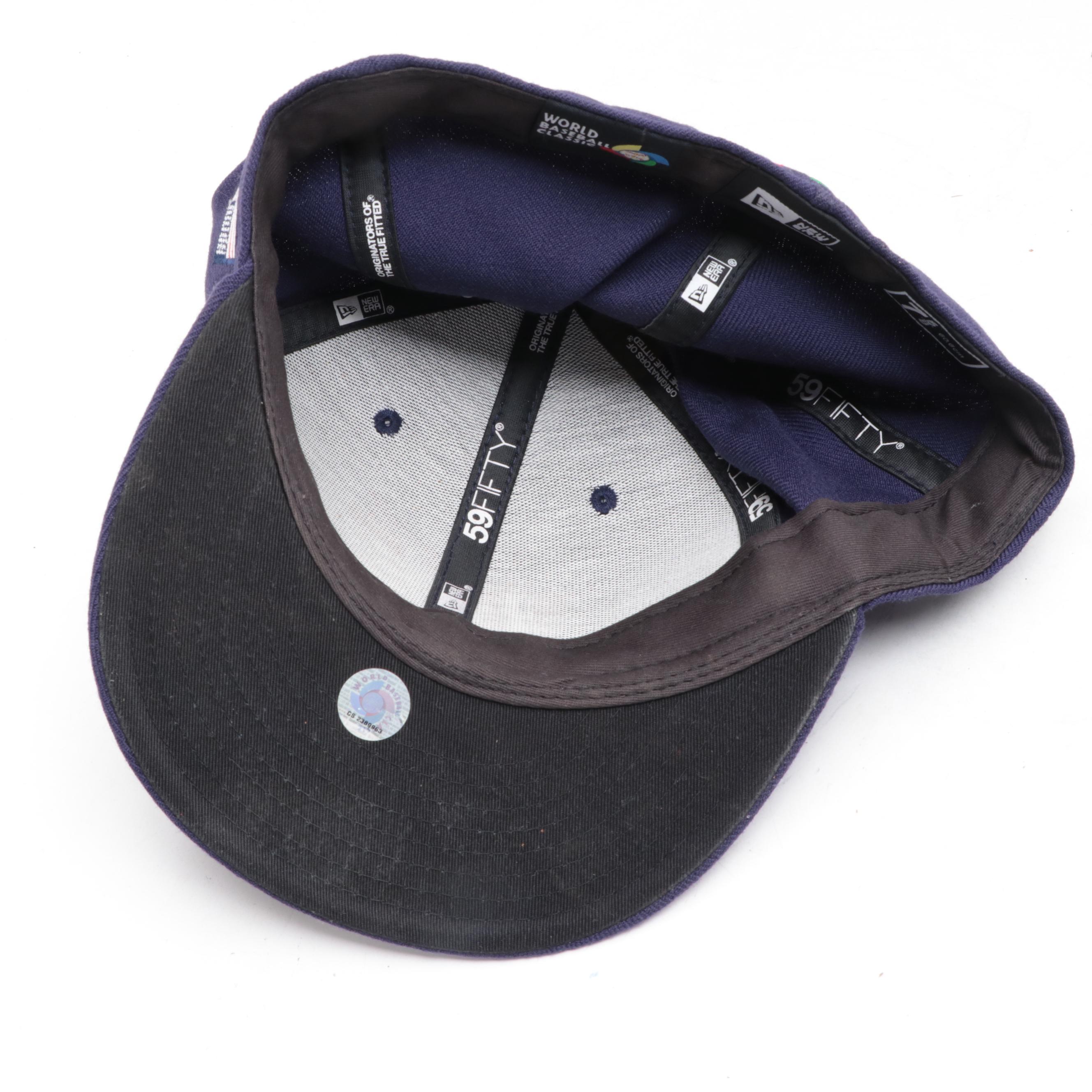 Riverfront Stadium Green Seat Back with Vintage Glove, USA W.C. Hat, More