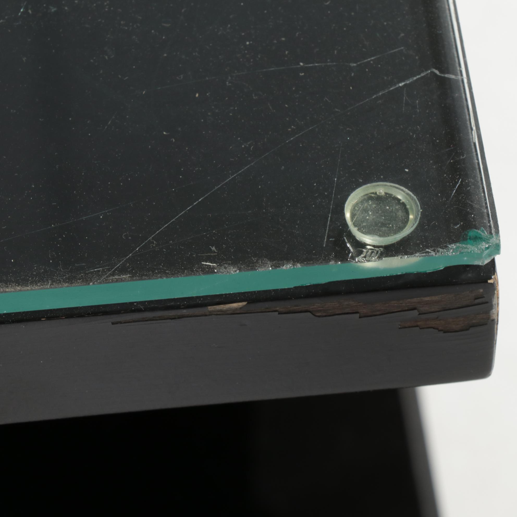 Sieling Furniture Modern Black Lacquered Dresser, Chest and Nightstand