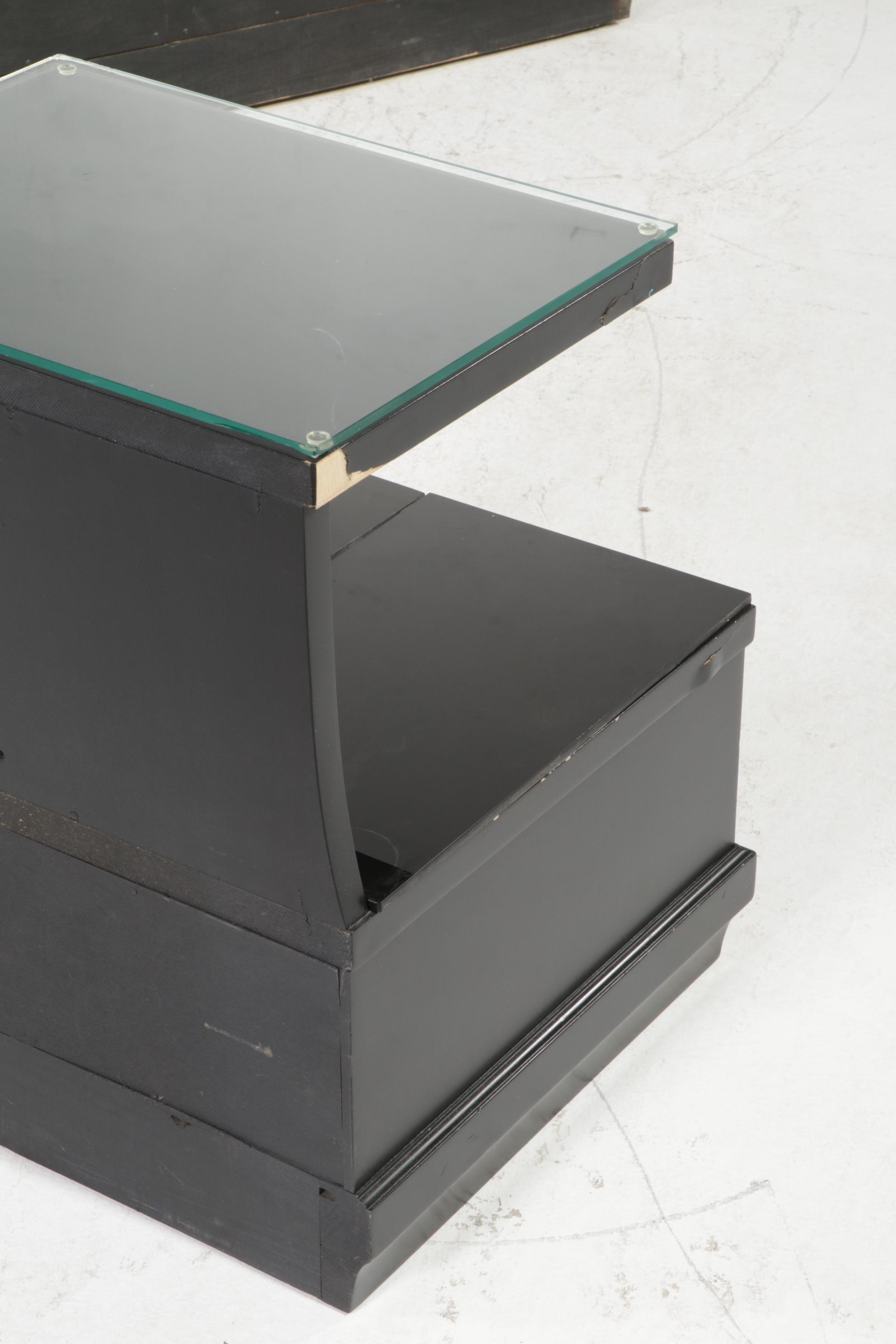 Sieling Furniture Modern Black Lacquered Dresser, Chest and Nightstand