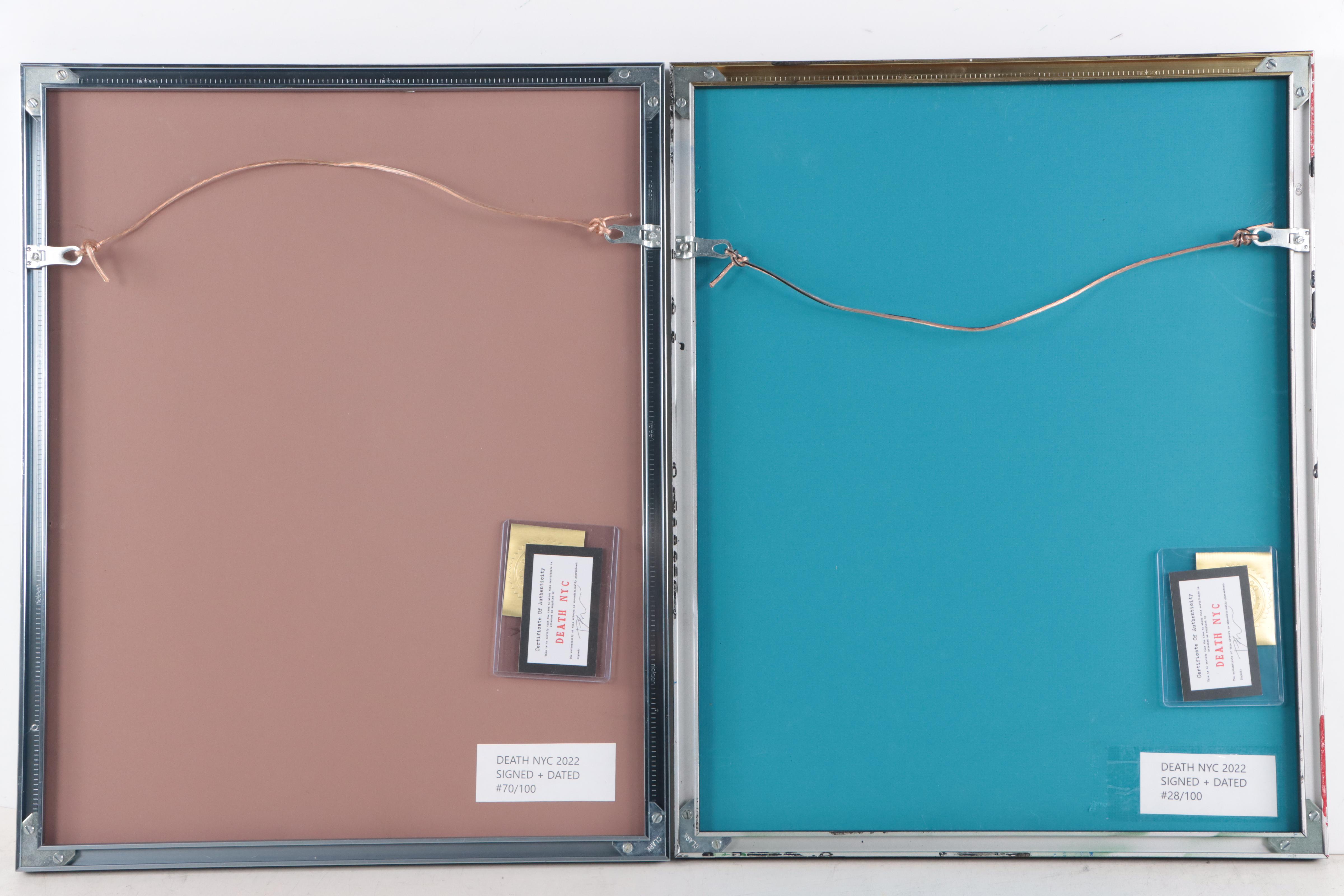 Death NYC Pop Art Graphic Prints of Jack Skellington, 2022