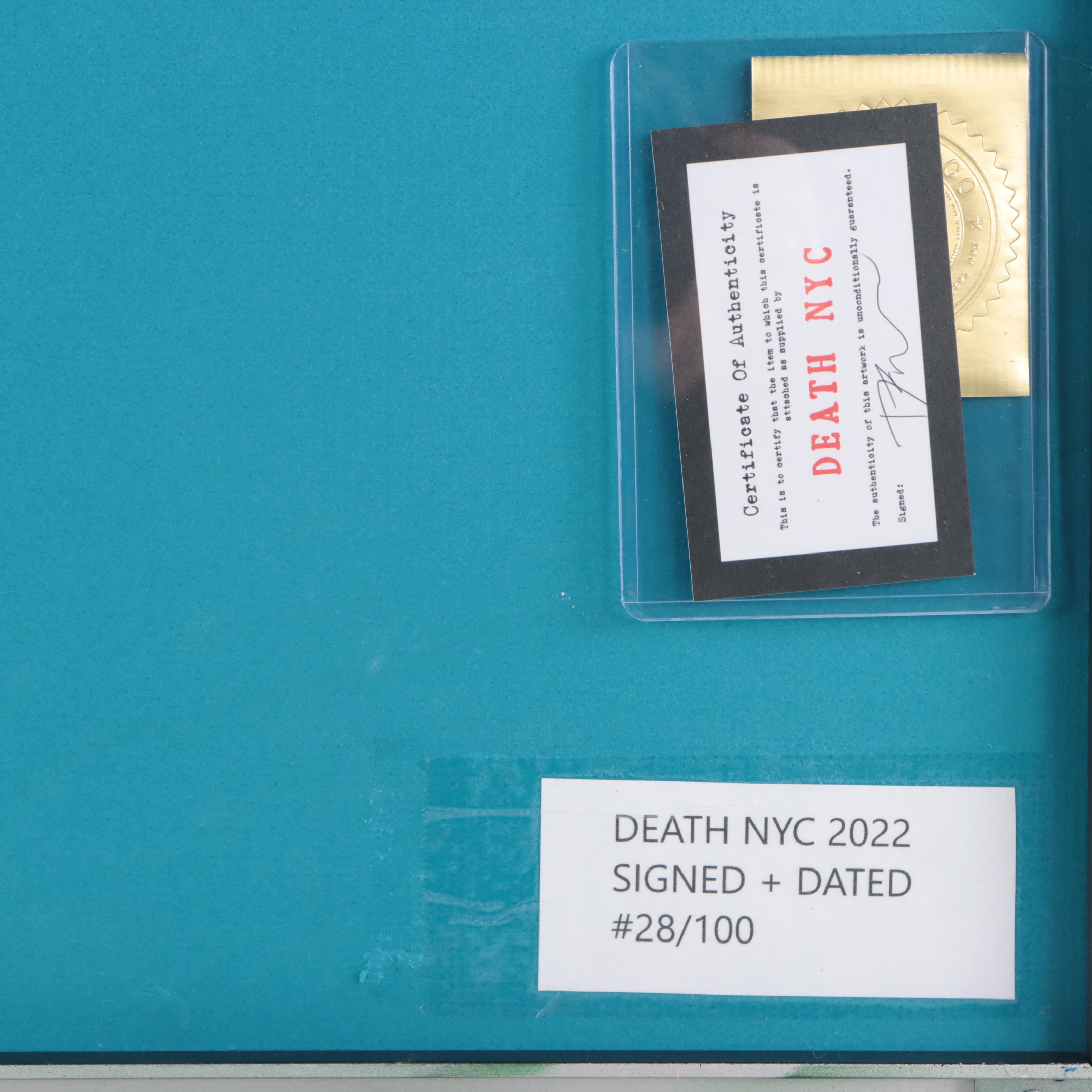 Death NYC Pop Art Graphic Prints of Jack Skellington, 2022