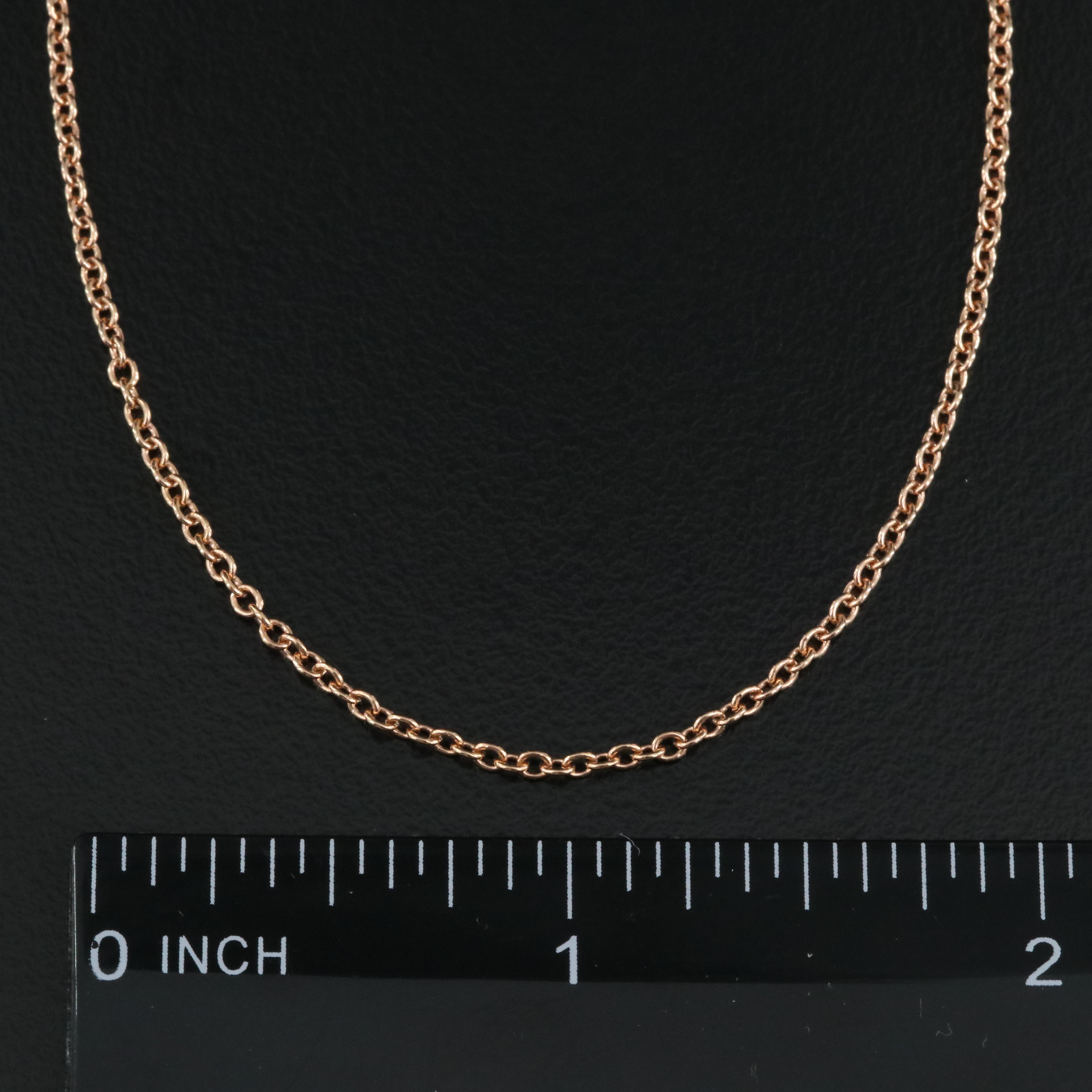 18K Rose Gold Fancy Link Chain