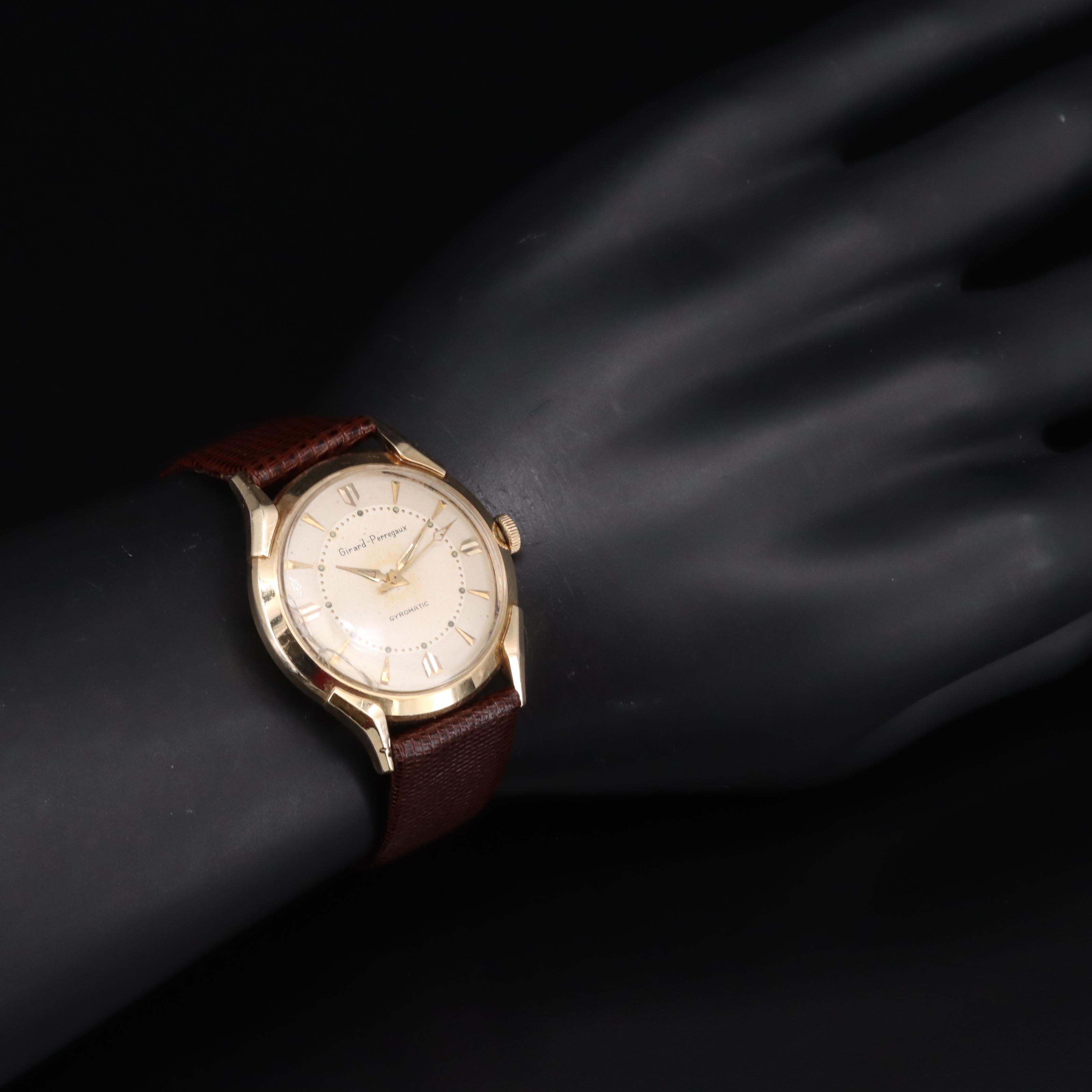 1950s Girard-Perregaux 14K Gyromatic Watch