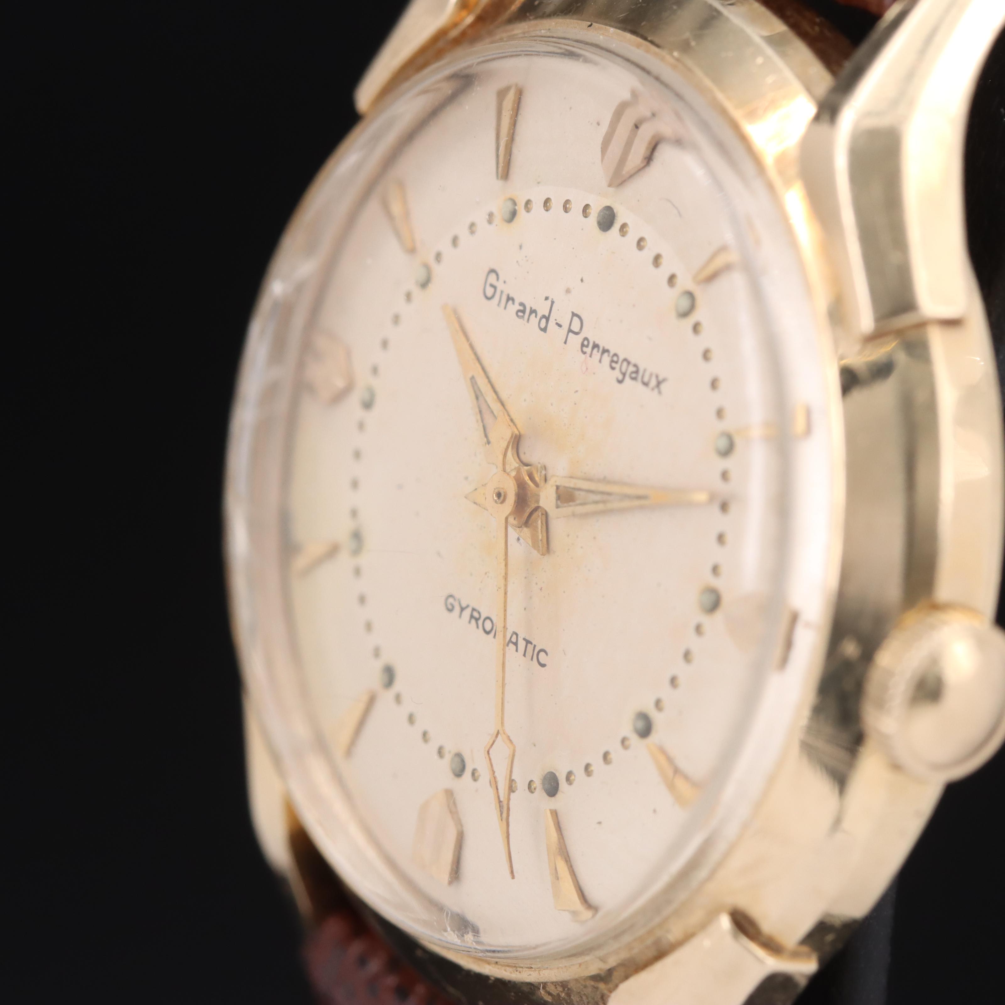 1950s Girard-Perregaux 14K Gyromatic Watch
