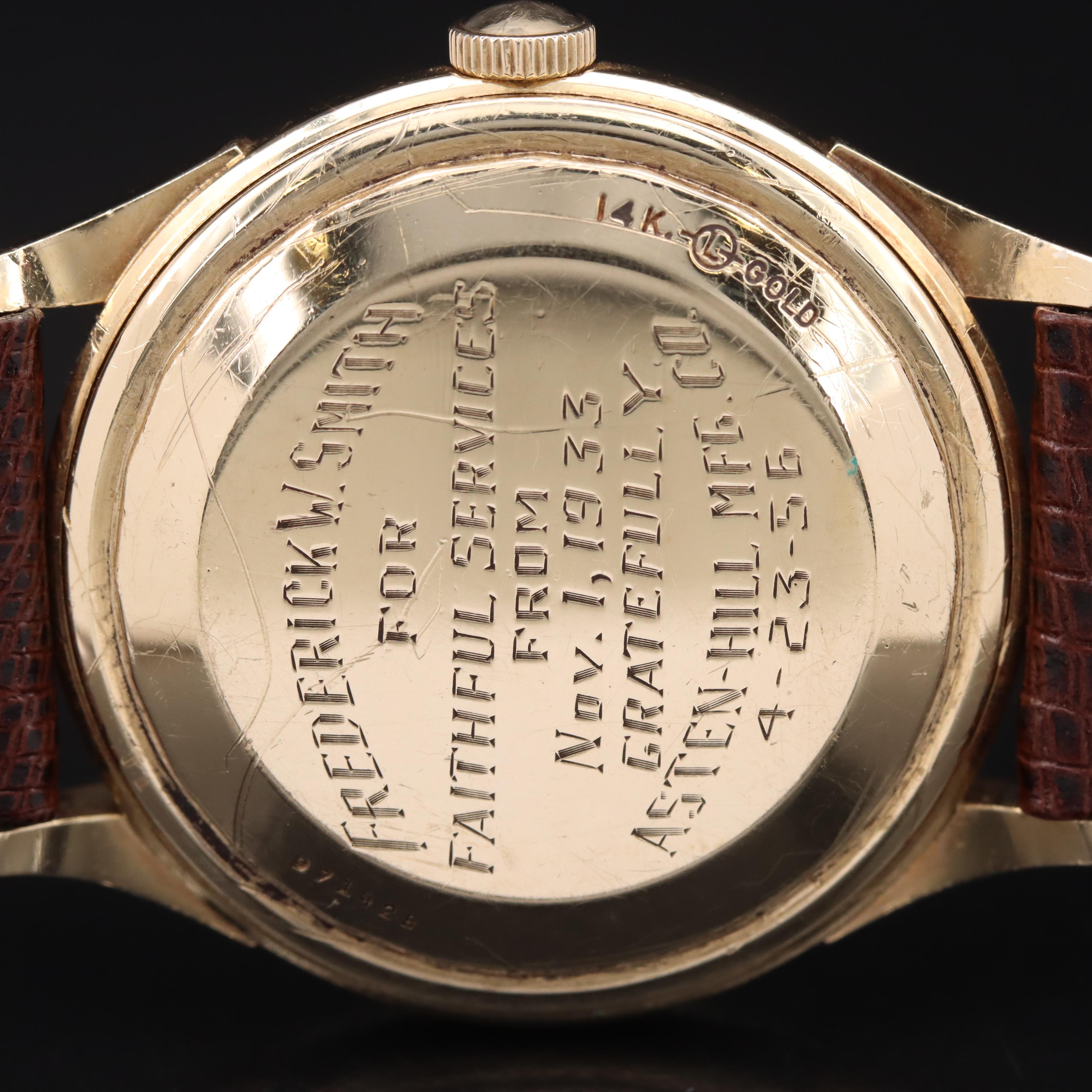 1950s Girard-Perregaux 14K Gyromatic Watch