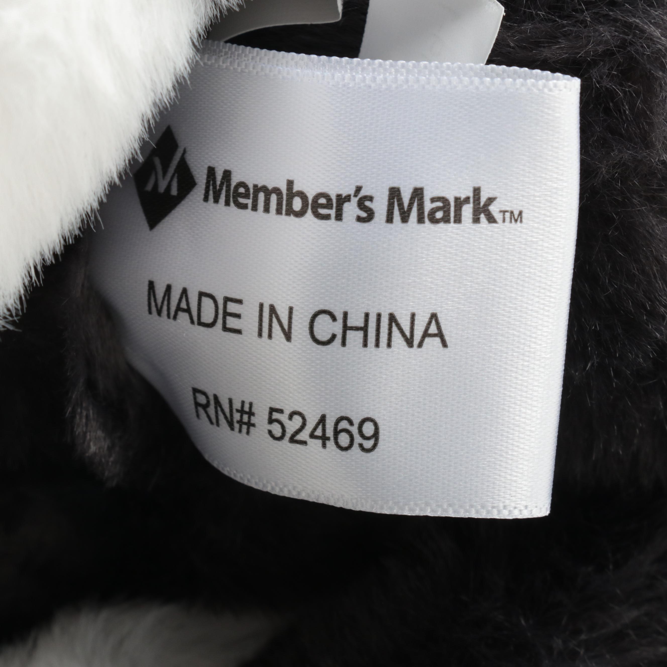 Member's Mark Hotel Premier Collection Luxury Throw in Black Cow