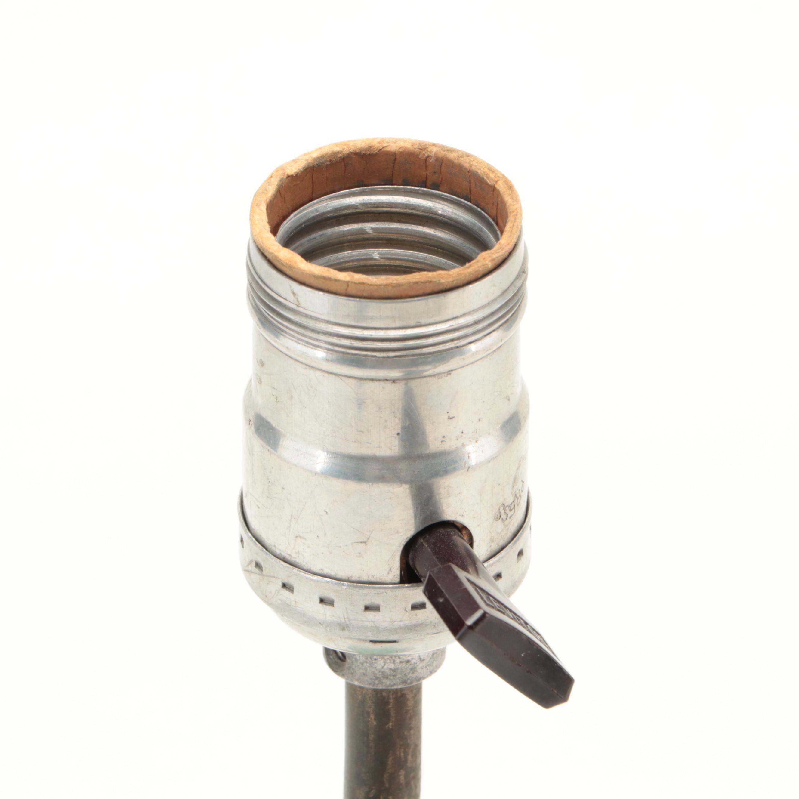 Occupied Japan Porcelain Figurines with Table Lamp