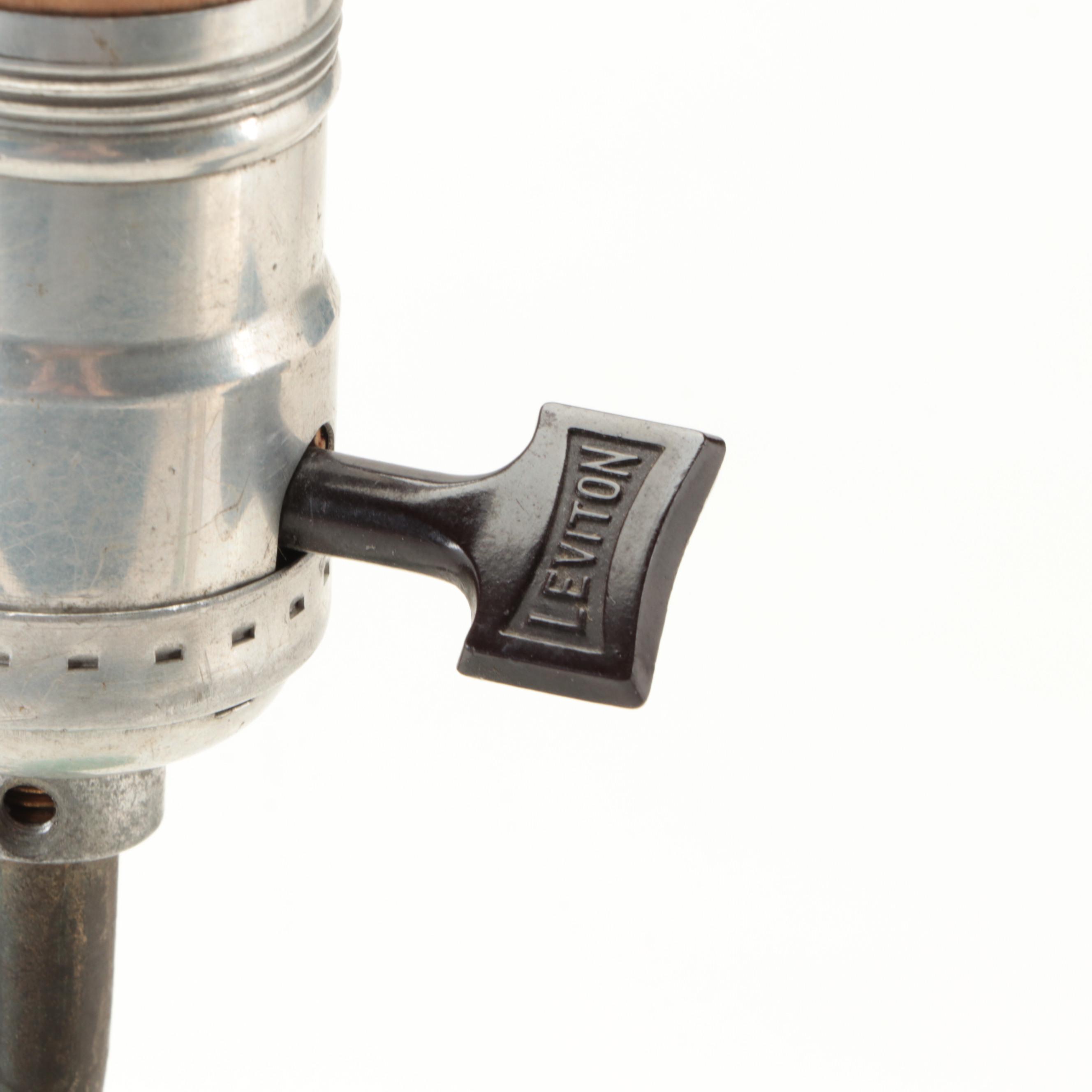 Occupied Japan Porcelain Figurines with Table Lamp