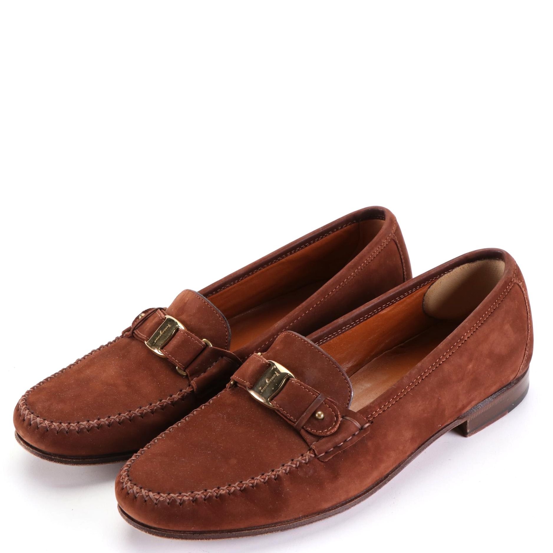 Men's Salvatore Ferragamo Vara Loafers in Suede