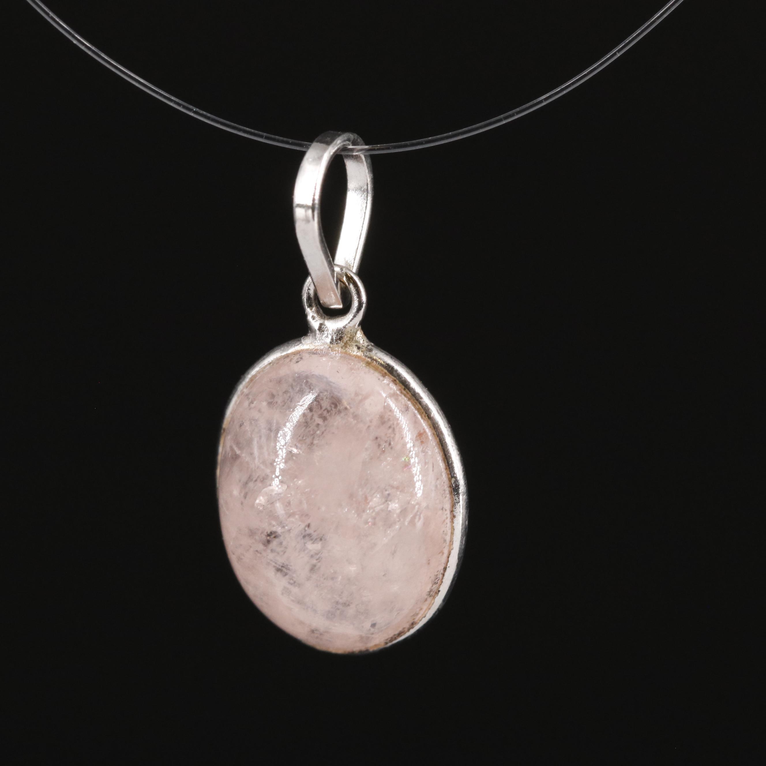 14K Morganite Pendant