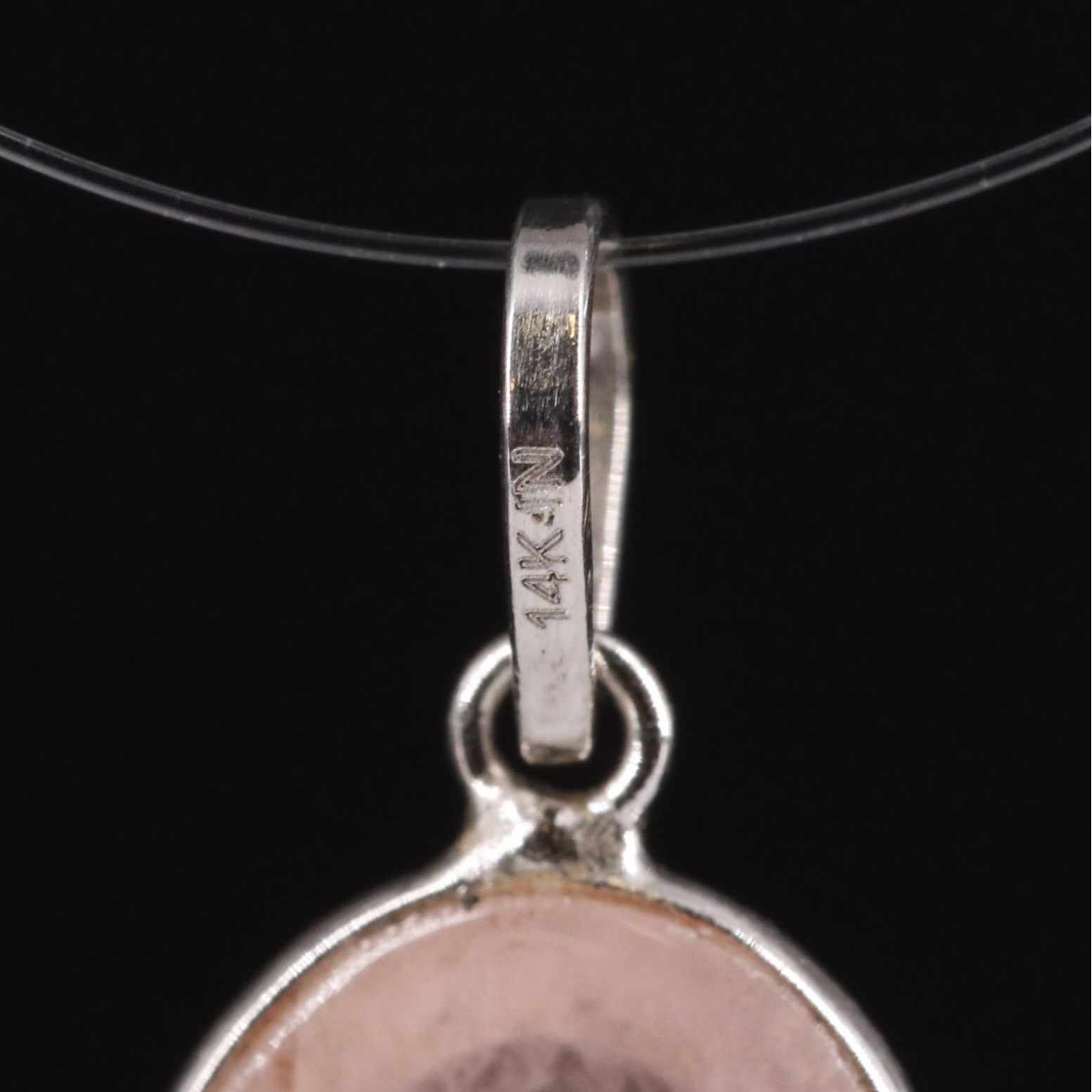 14K Morganite Pendant