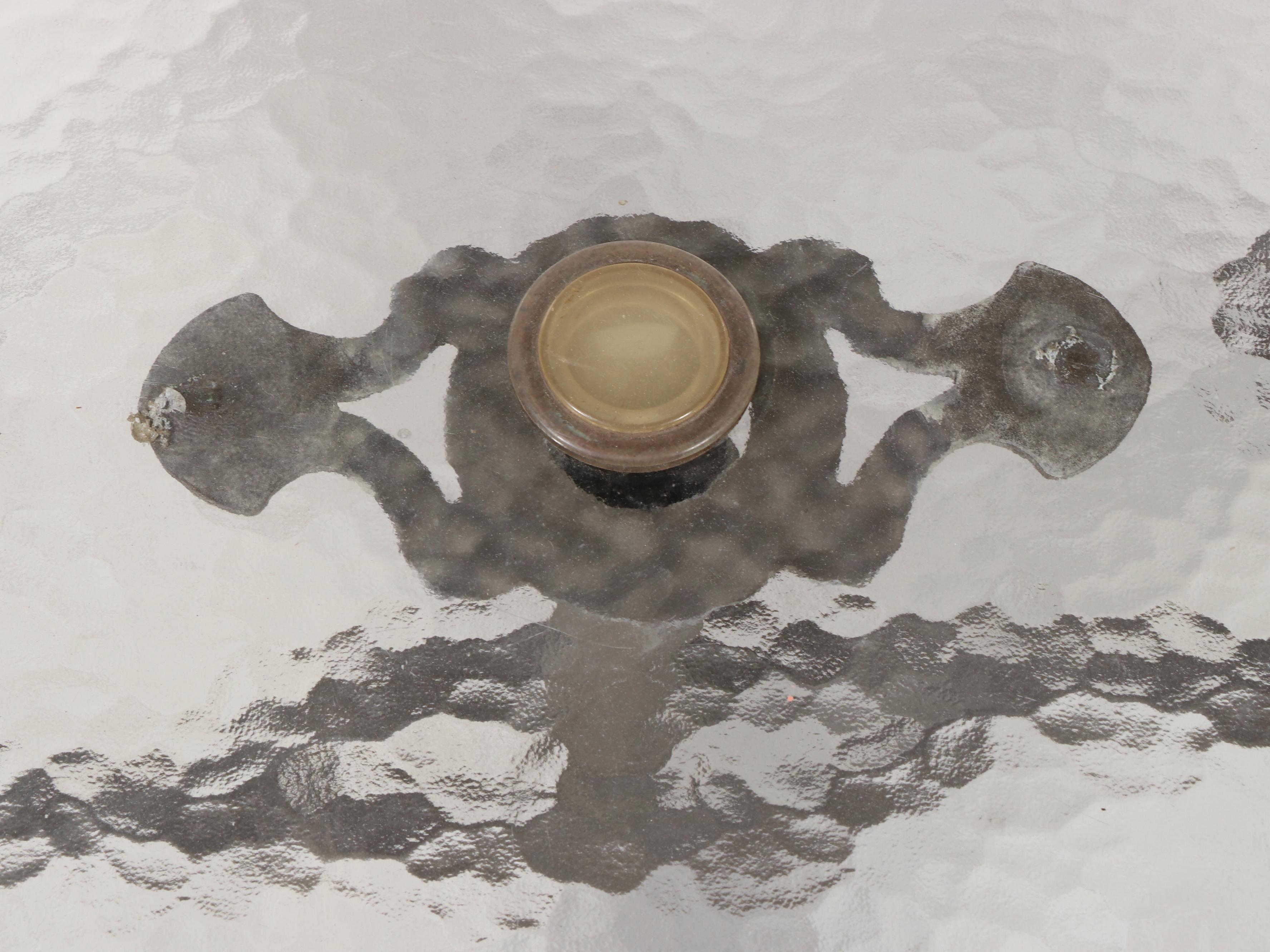 Five-Piece Homecrest Aluminum and Glass Top Patio Dining Set