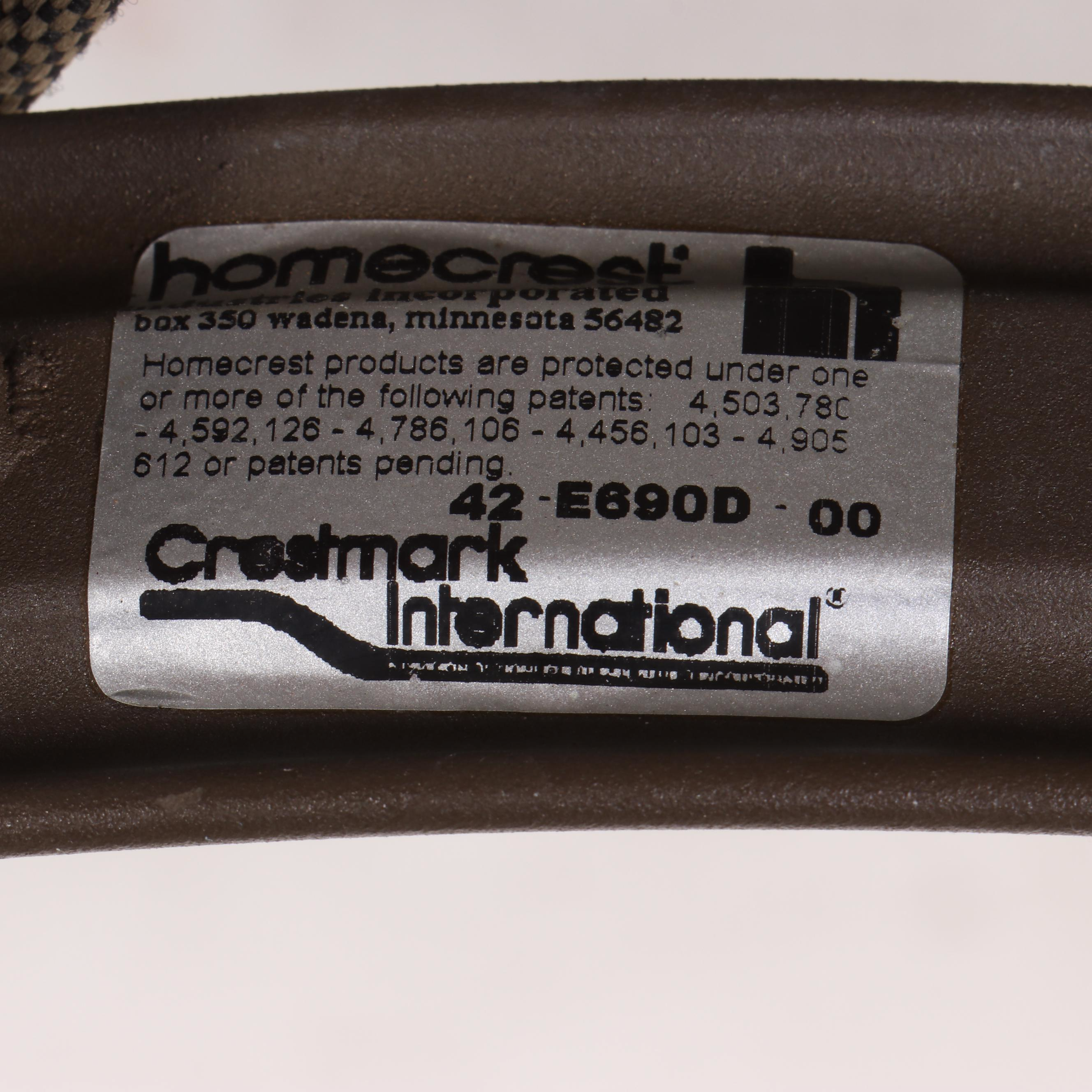 Five-Piece Homecrest Aluminum and Glass Top Patio Dining Set