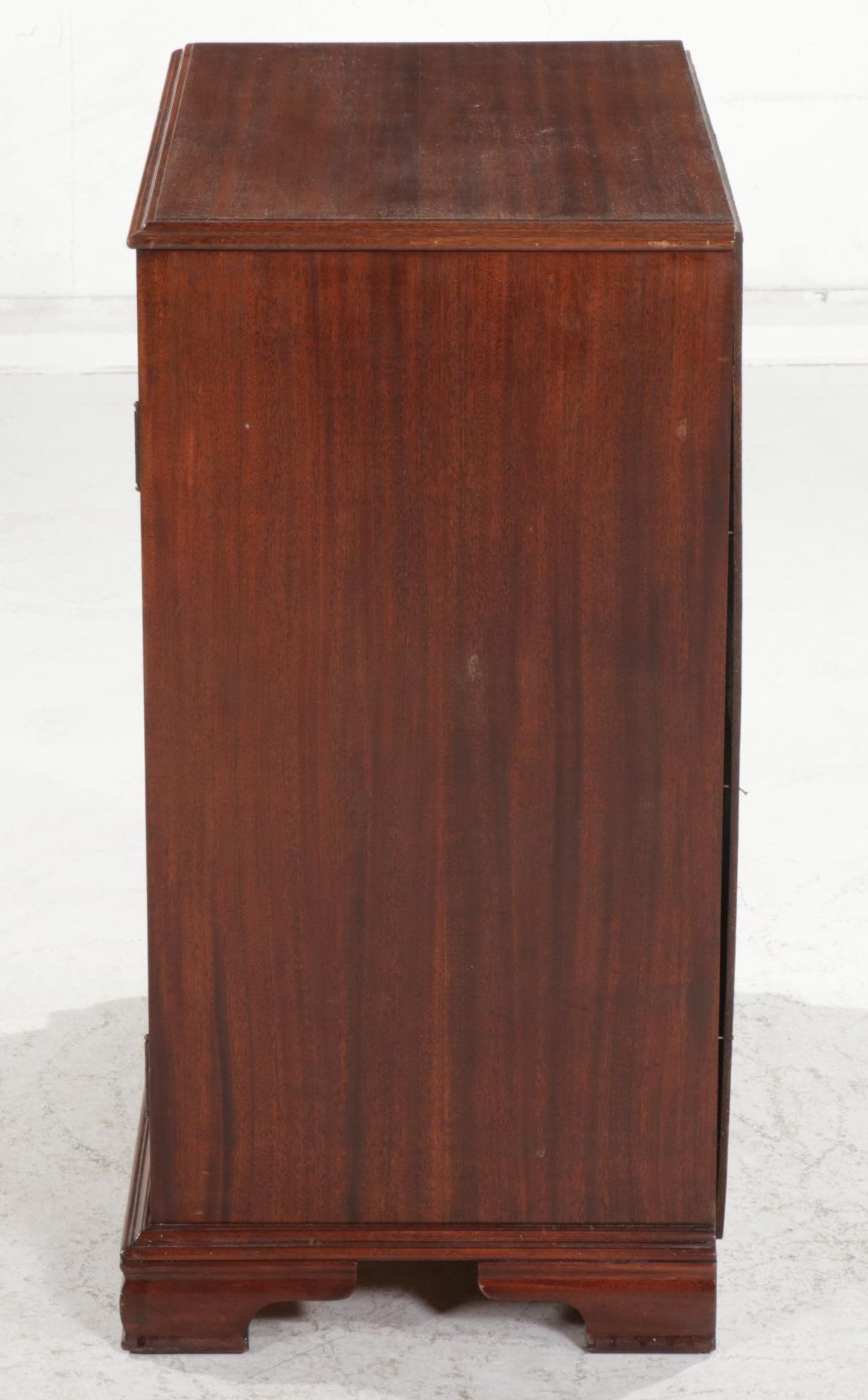 George III Style Mahogany Side Cabinet, Mid to Late 20th Century