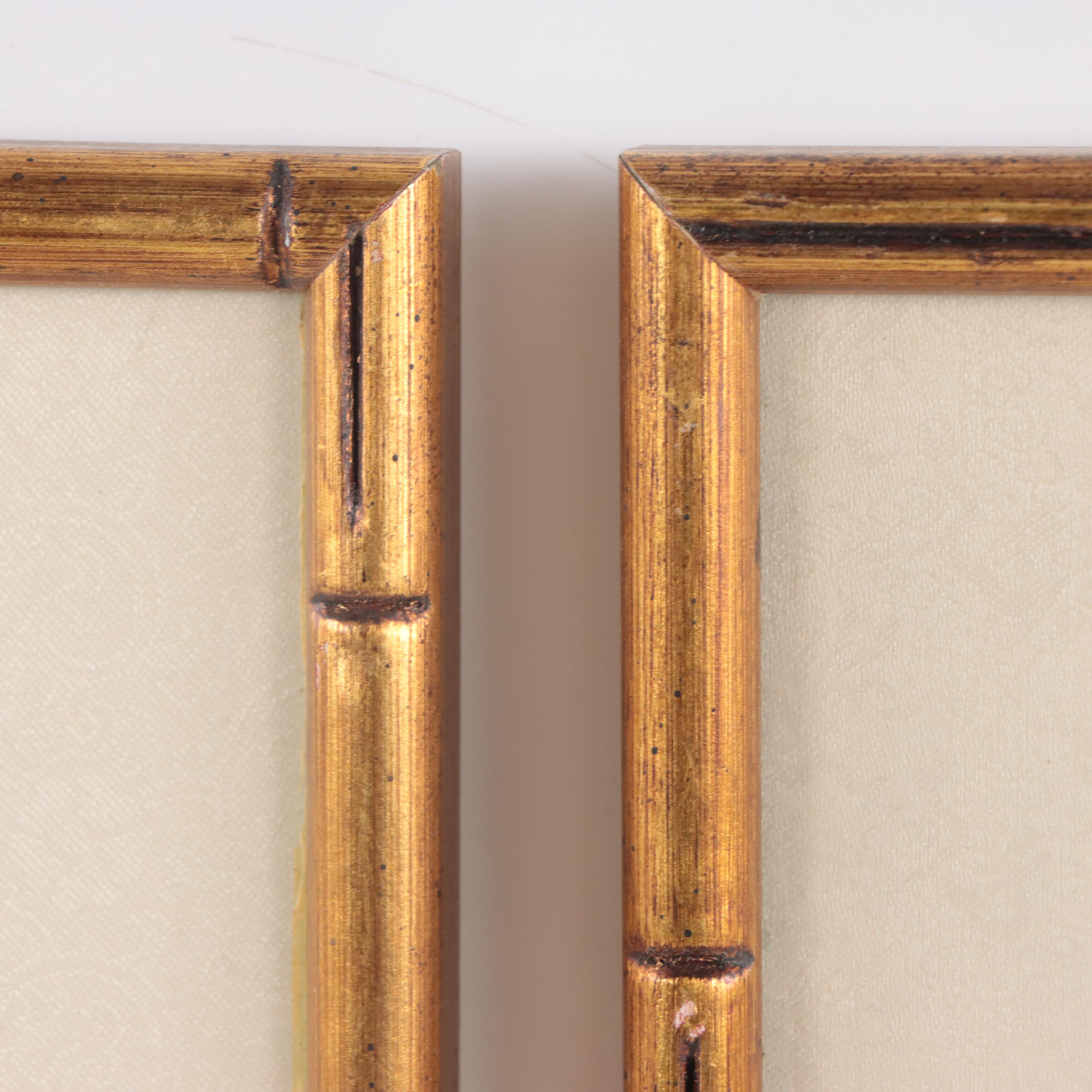 Japanese Gouache Painting of Humming Bird and Young Woman