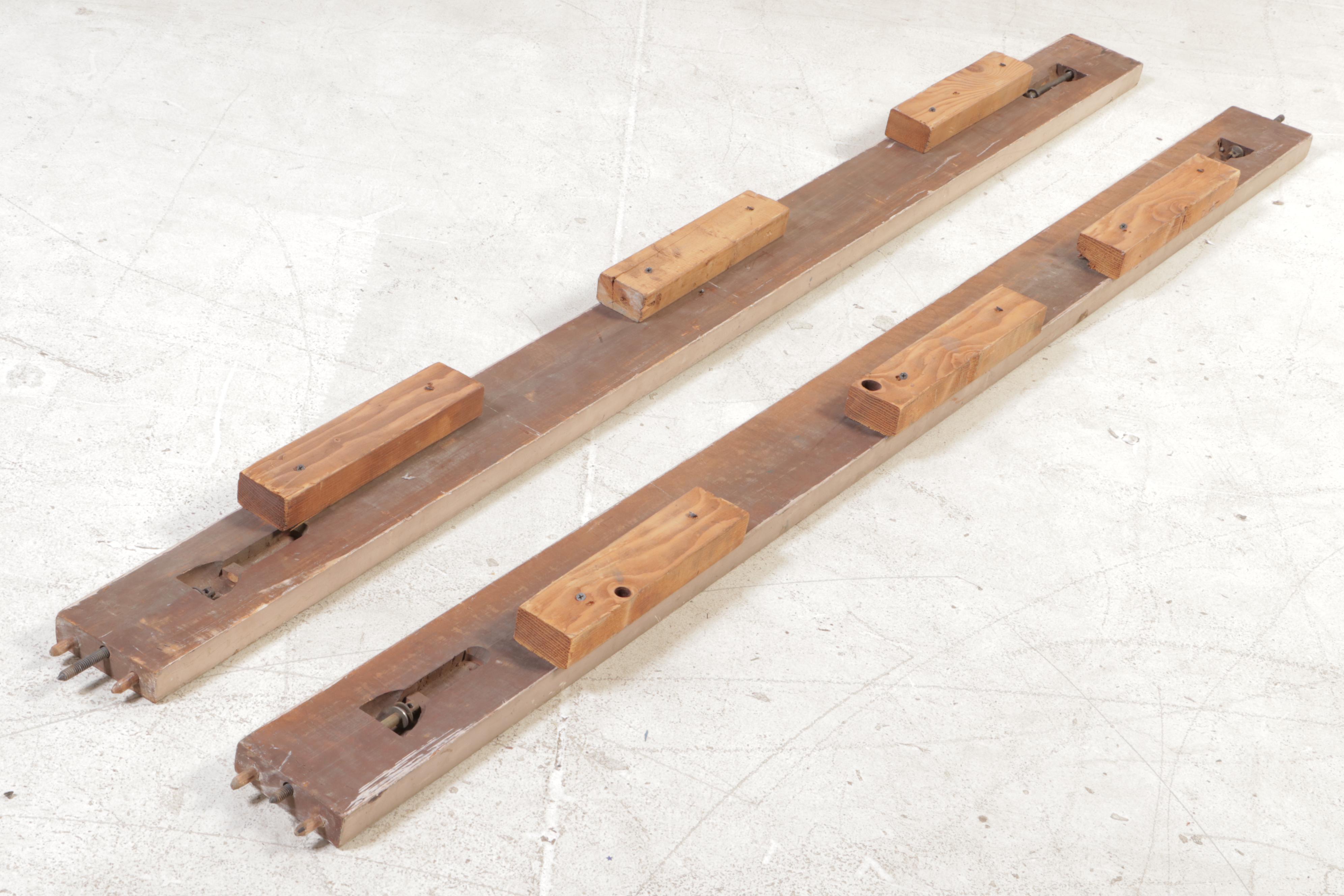 Venetian Grey-Painted Bedstead, 19th Century