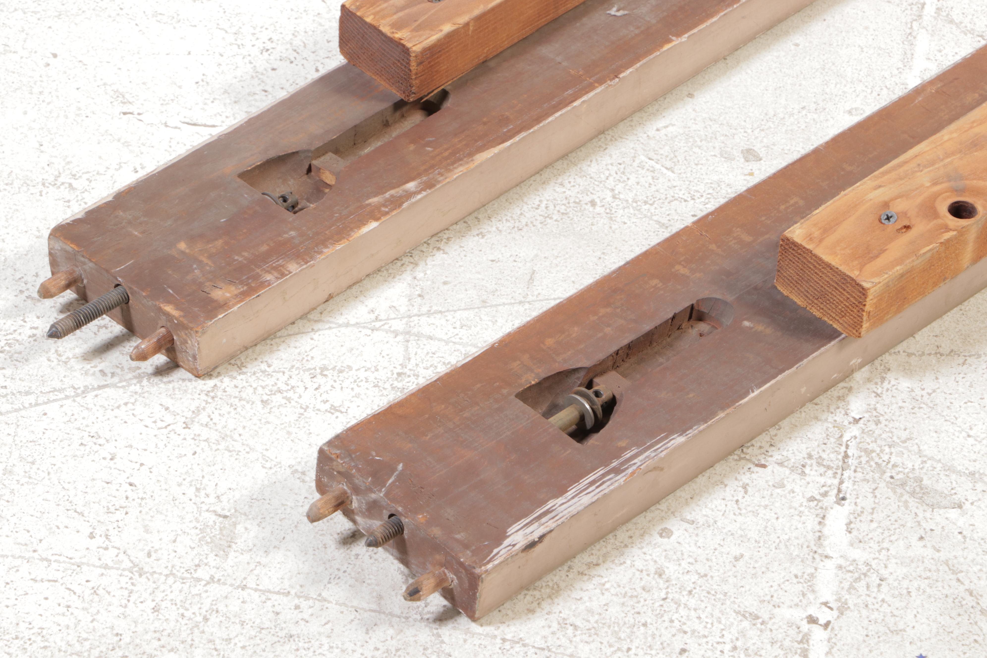 Venetian Grey-Painted Bedstead, 19th Century