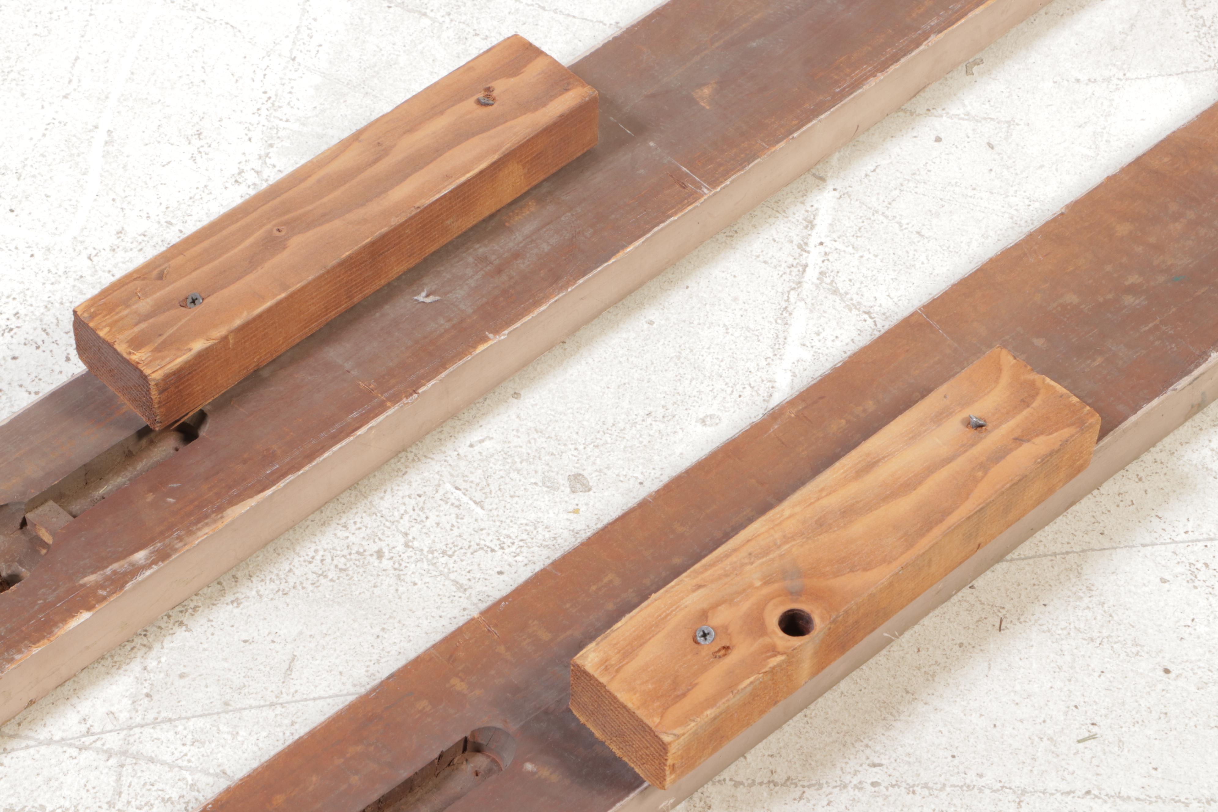 Venetian Grey-Painted Bedstead, 19th Century