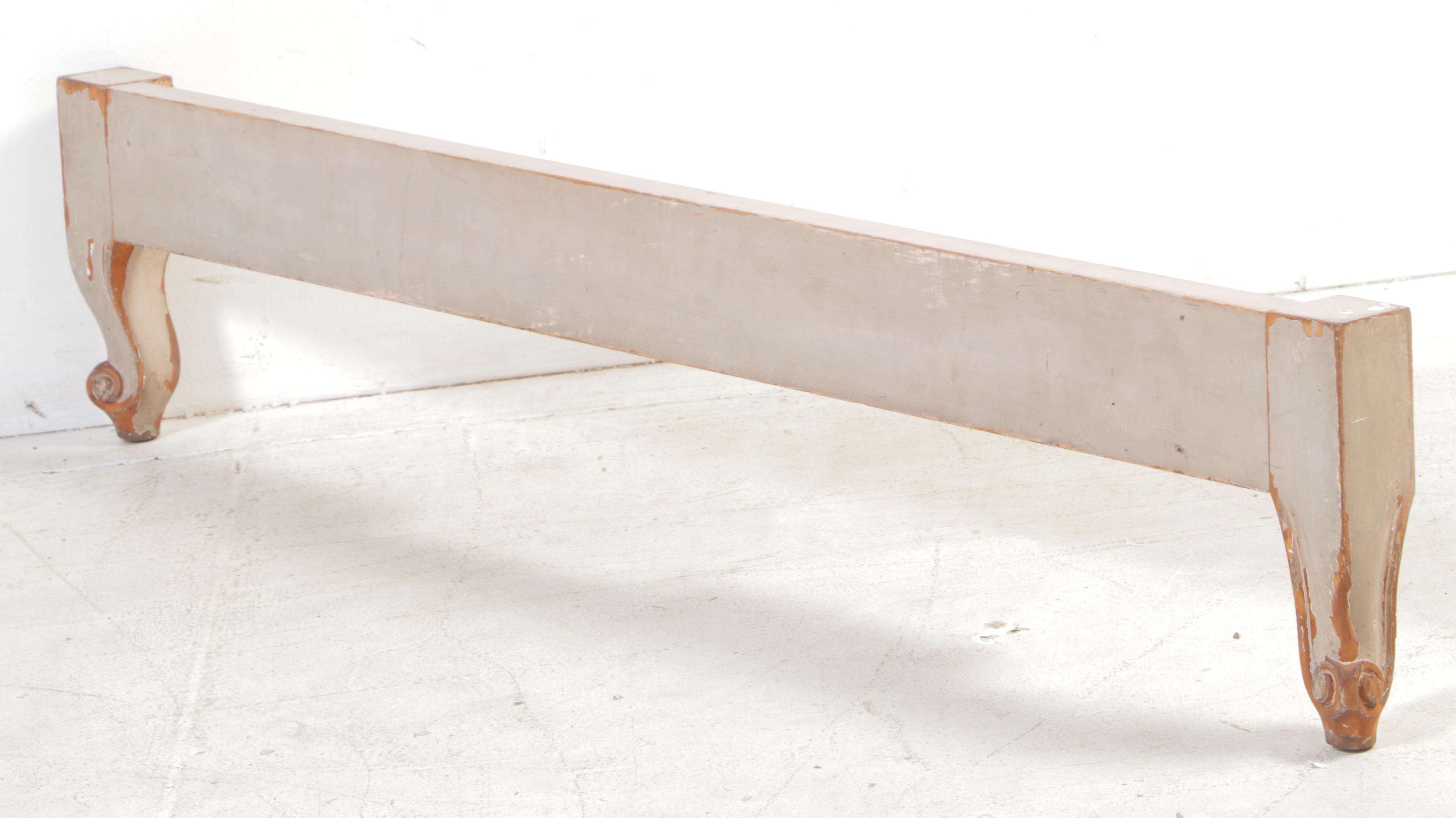 Venetian Grey-Painted Bedstead, 19th Century